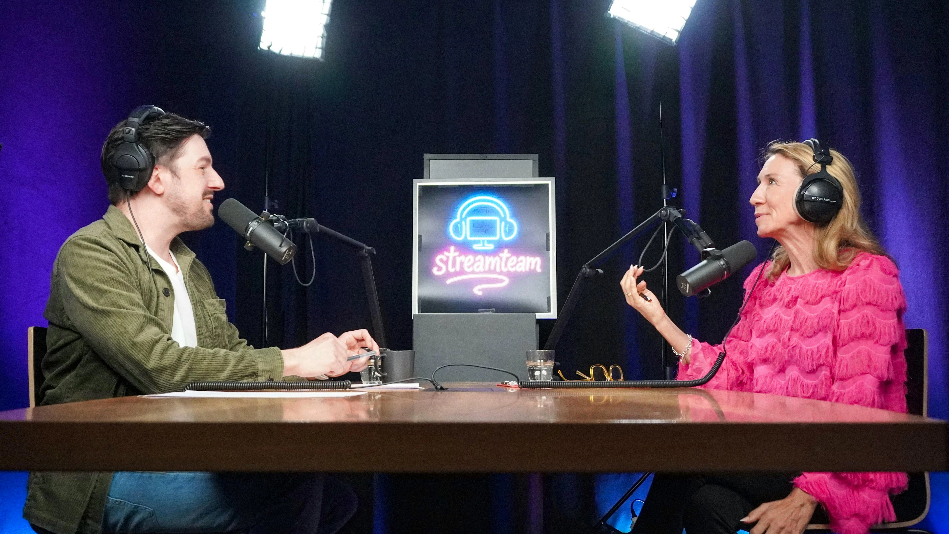 Frank Richter und Tamara Cantieni sind die Hosts des «streamteam»-Podcasts.