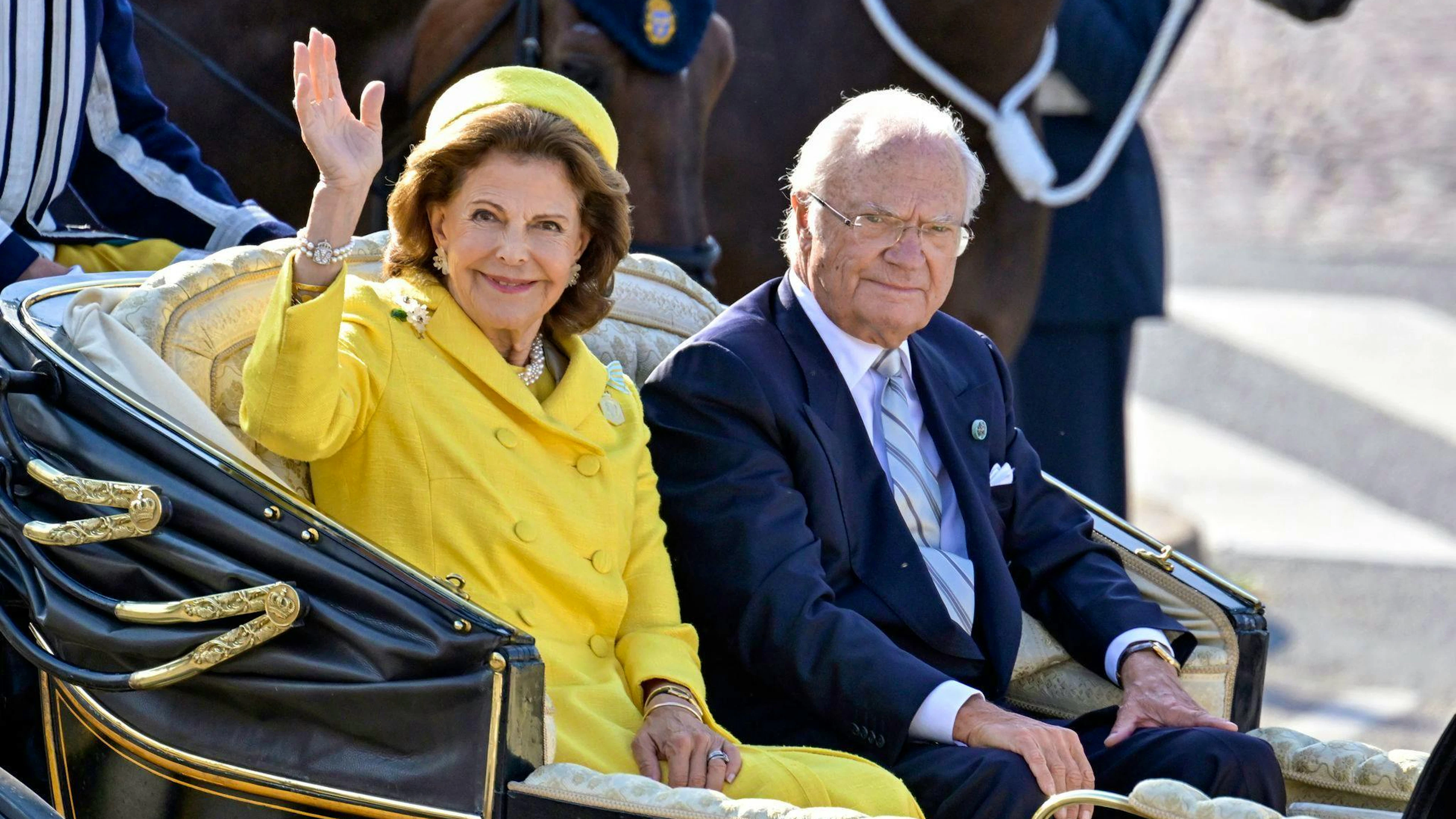 König Carl XVI. Gustaf und Königin Silvia sind seit 50 Jahren verheiratet.