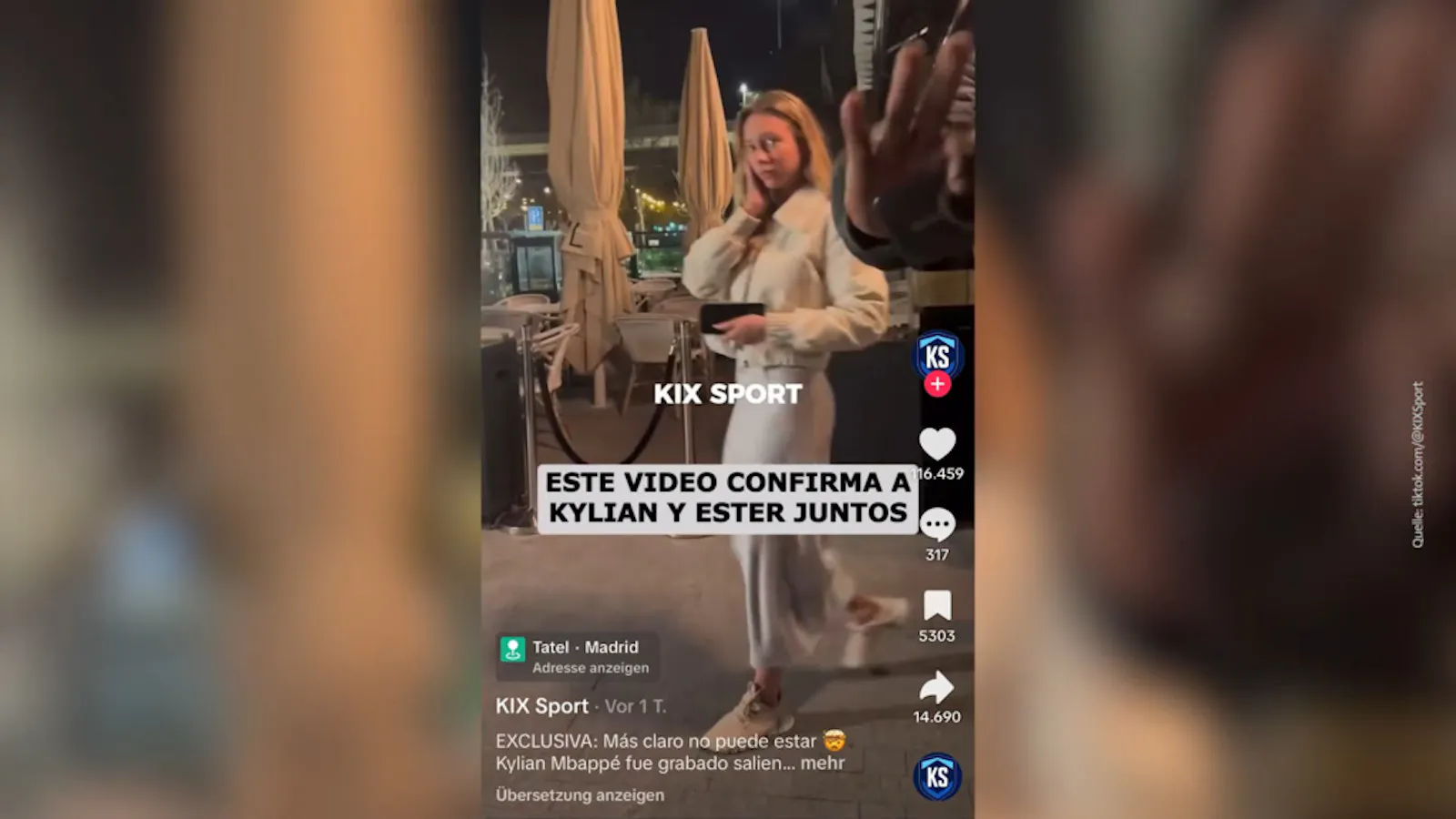 Real-Star Mbappé und Schauspielerin Expósito heizen Liebesgerüchte an