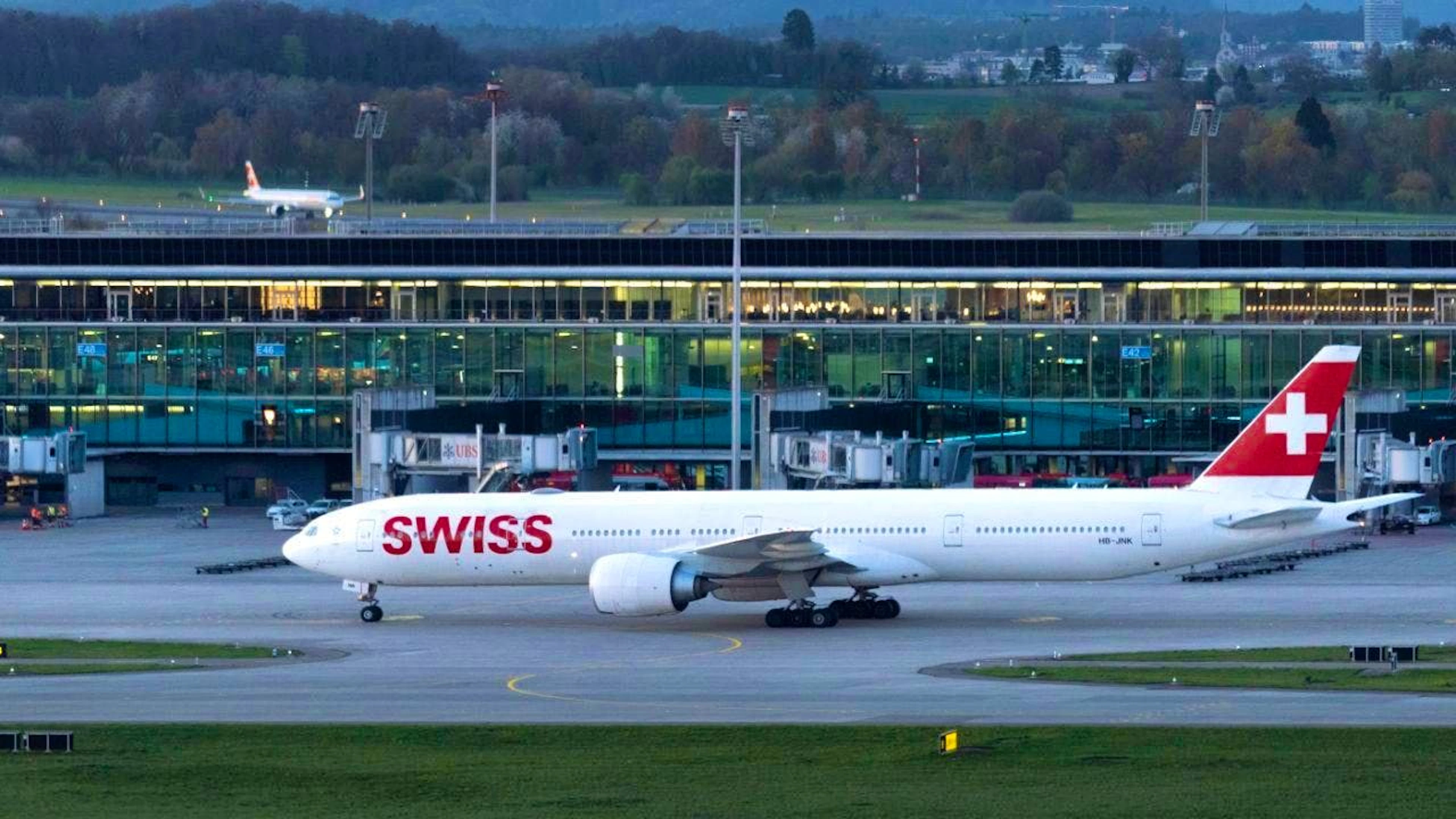 The Swiss plane that made an emergency landing in Kazakhstan landed in Zurich at 06:45 on Friday morning. (symbolic picture)