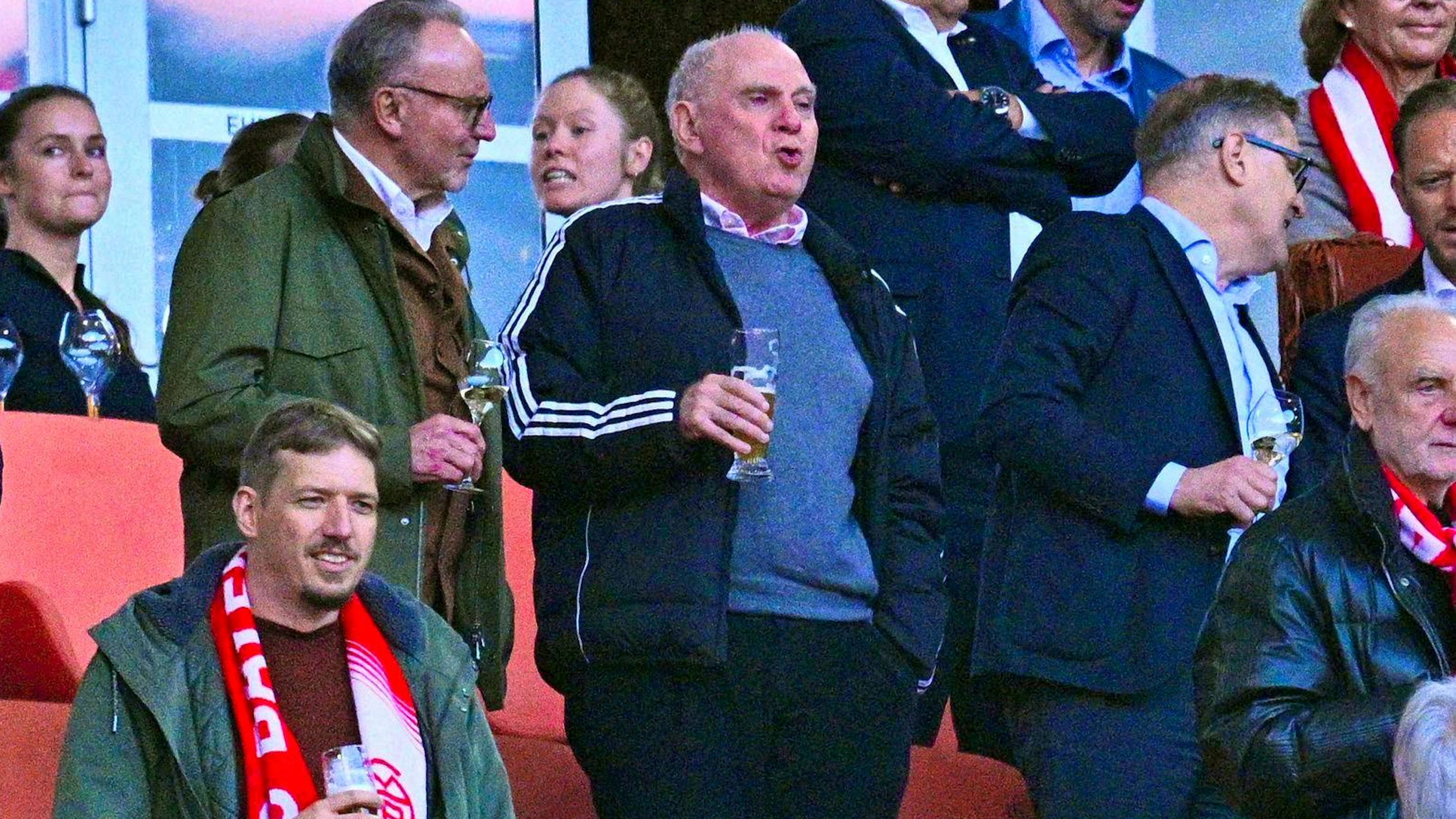 Uli Hoeness (center) has once again criticized DFB coach Julian Nagelsmann.