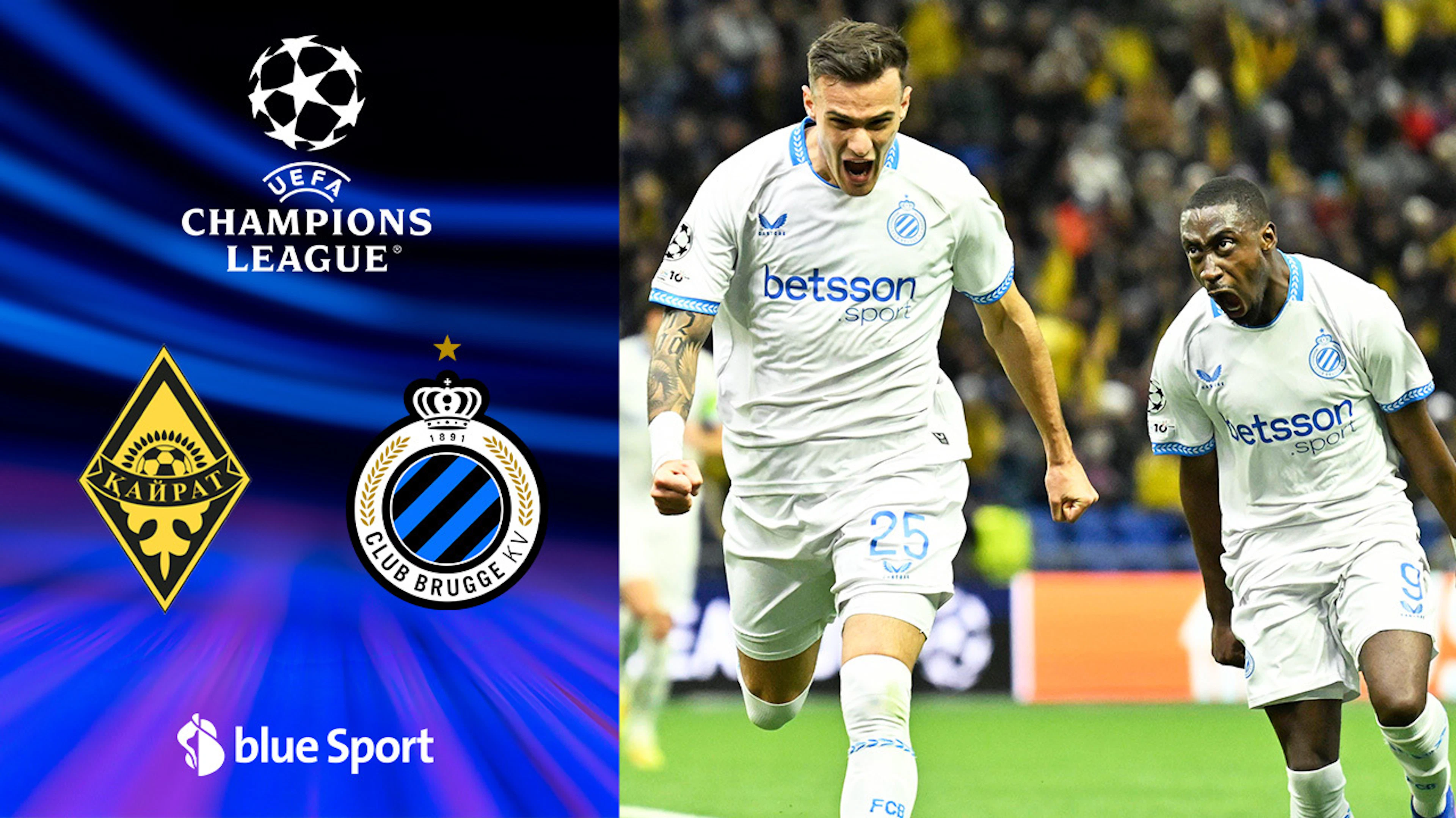 Kairat Almaty – Club Brugge 1-4