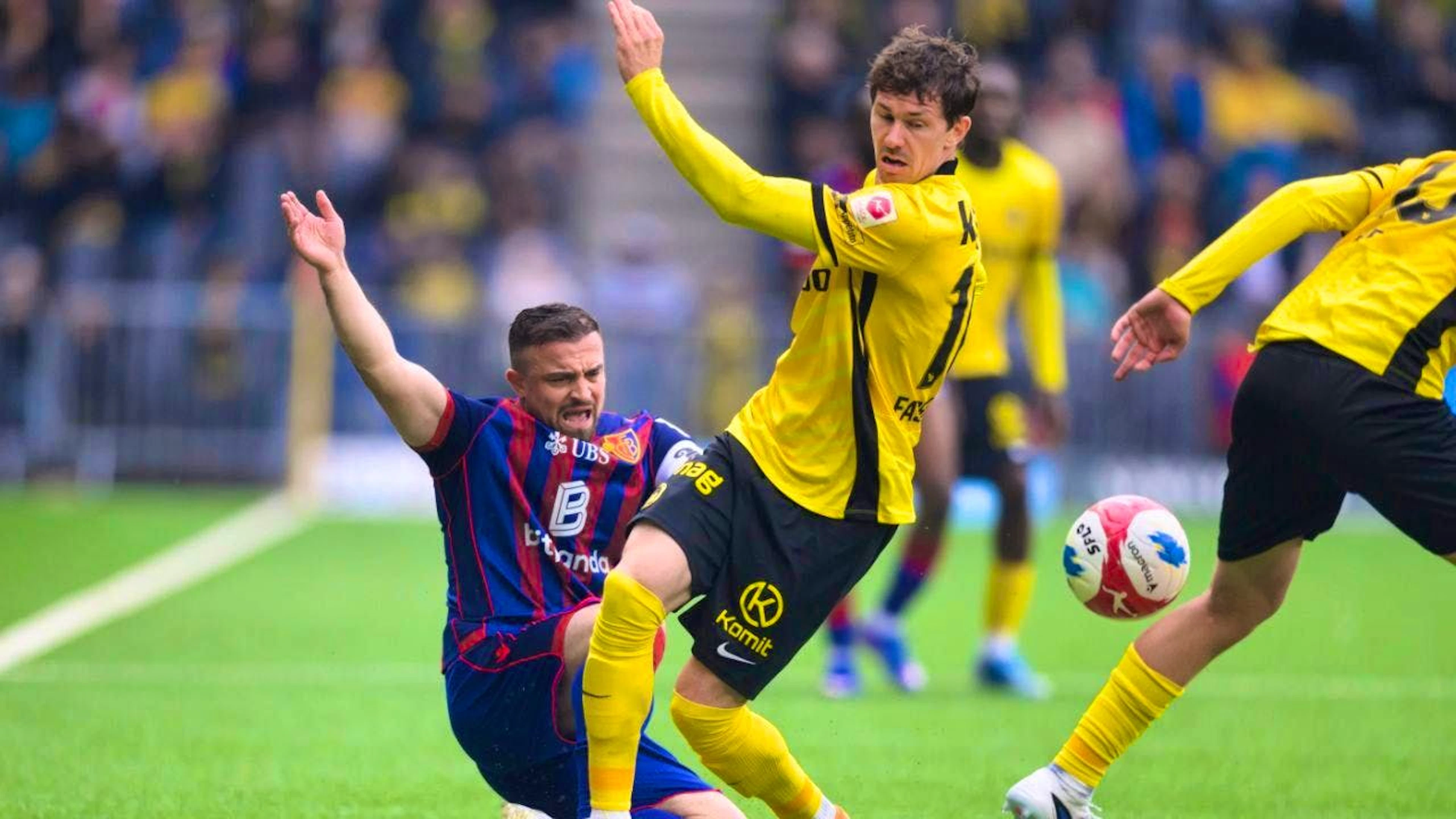 Even the return of Xherdan Shaqiri did not help FC Basel - the visitors lost 3-0 in Bern