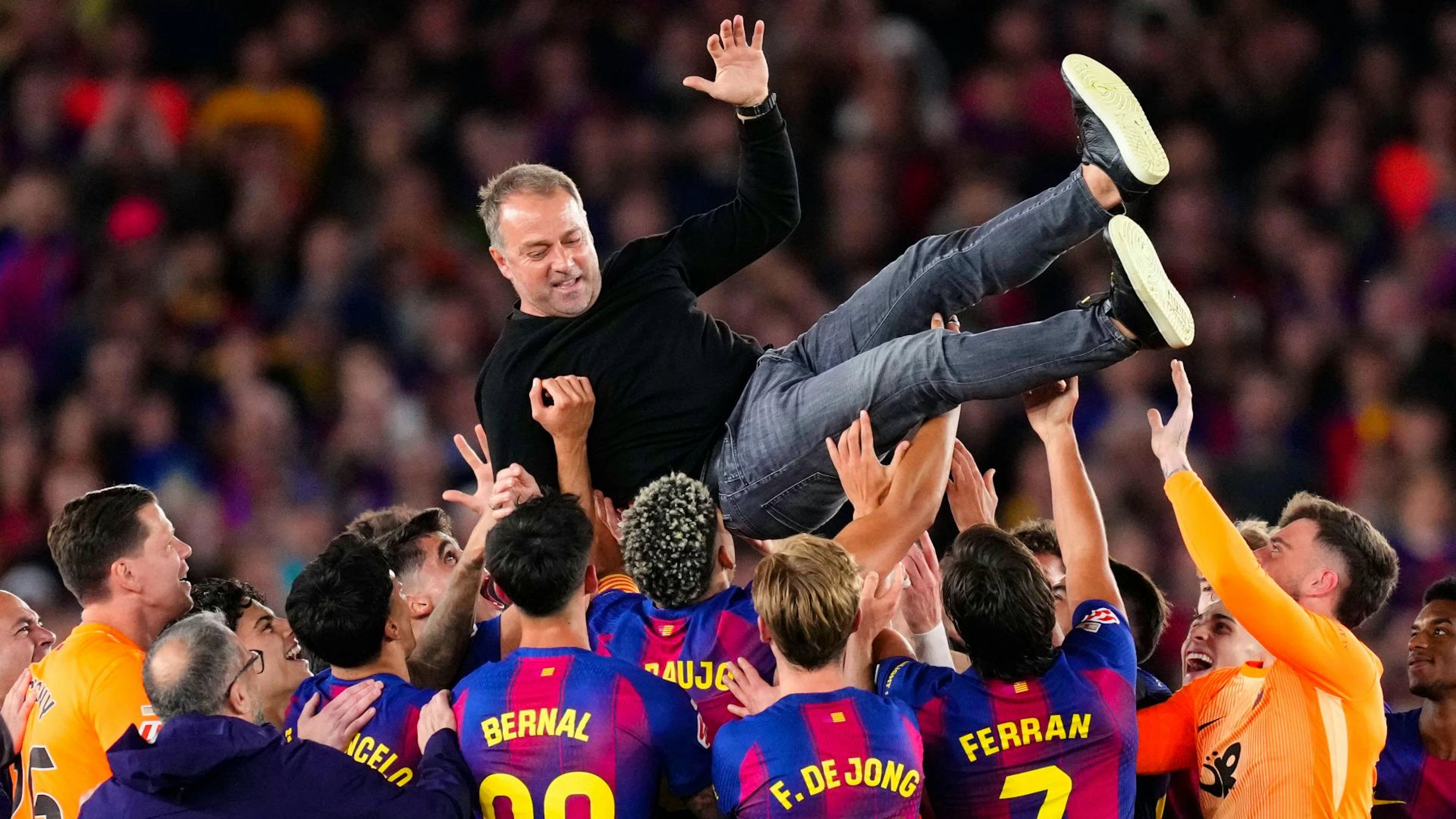 Hansi Flick wird in Spanien zur Vaterfigur der Barcelona-Stars