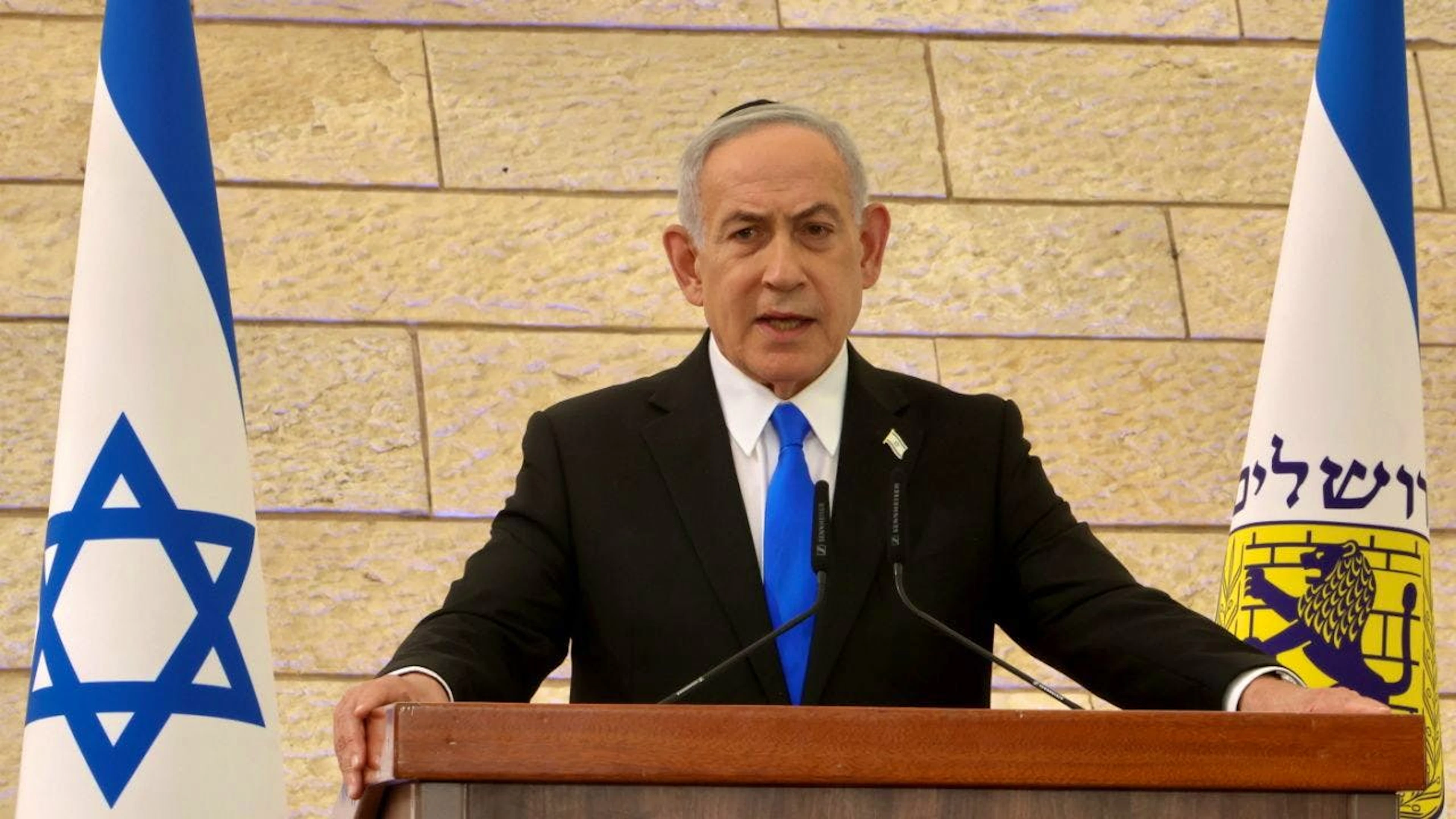 Benyamin Netanyahou, 76 ans, a gouverné Israël plus longtemps qu'aucun autre premier ministre, plus de 18 années cumulées depuis 1996 (archives).