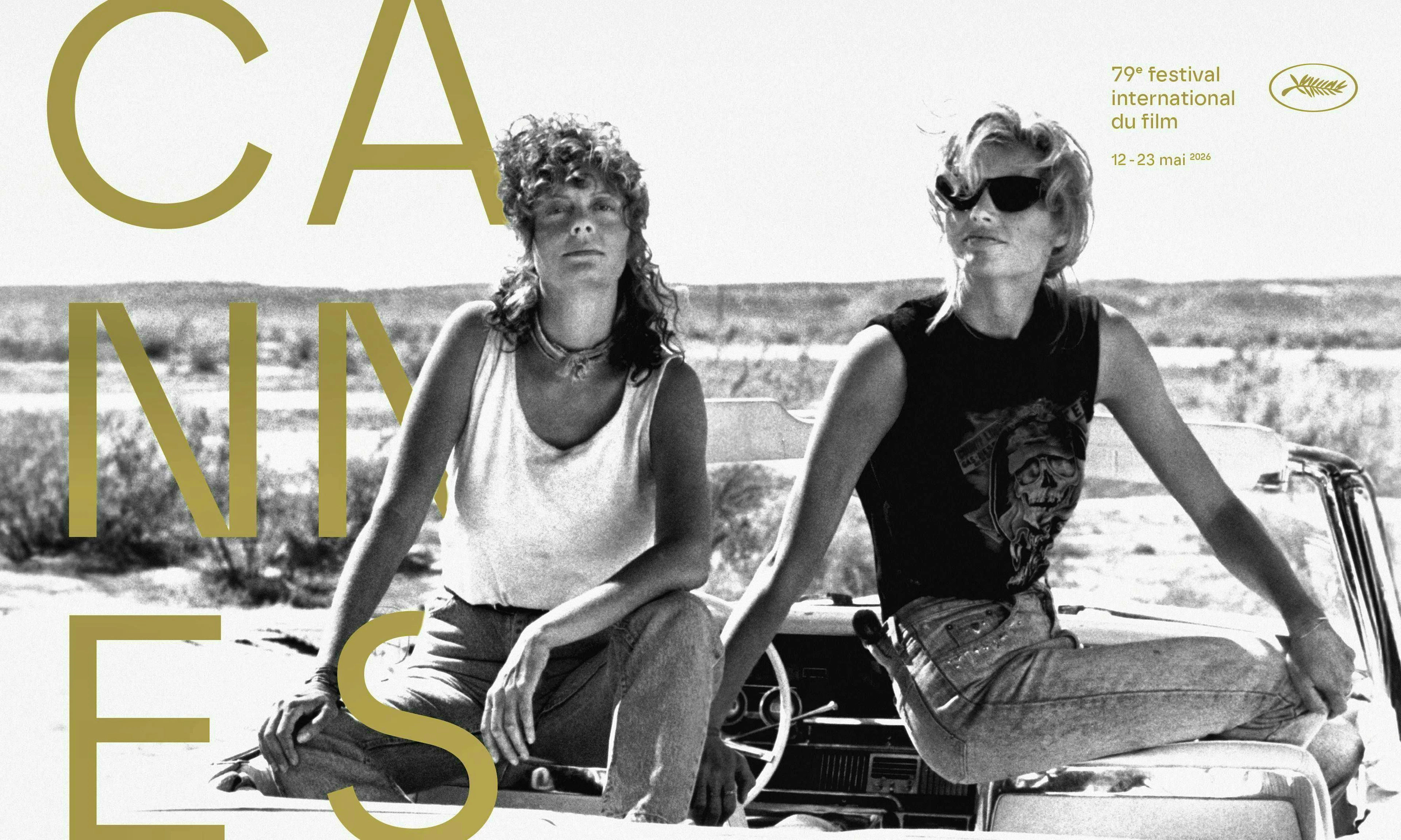 Susan Sarandon e Geena Davis adornano il poster di Cannes di quest'anno: un omaggio all'anniversario di «Thelma e Louise».