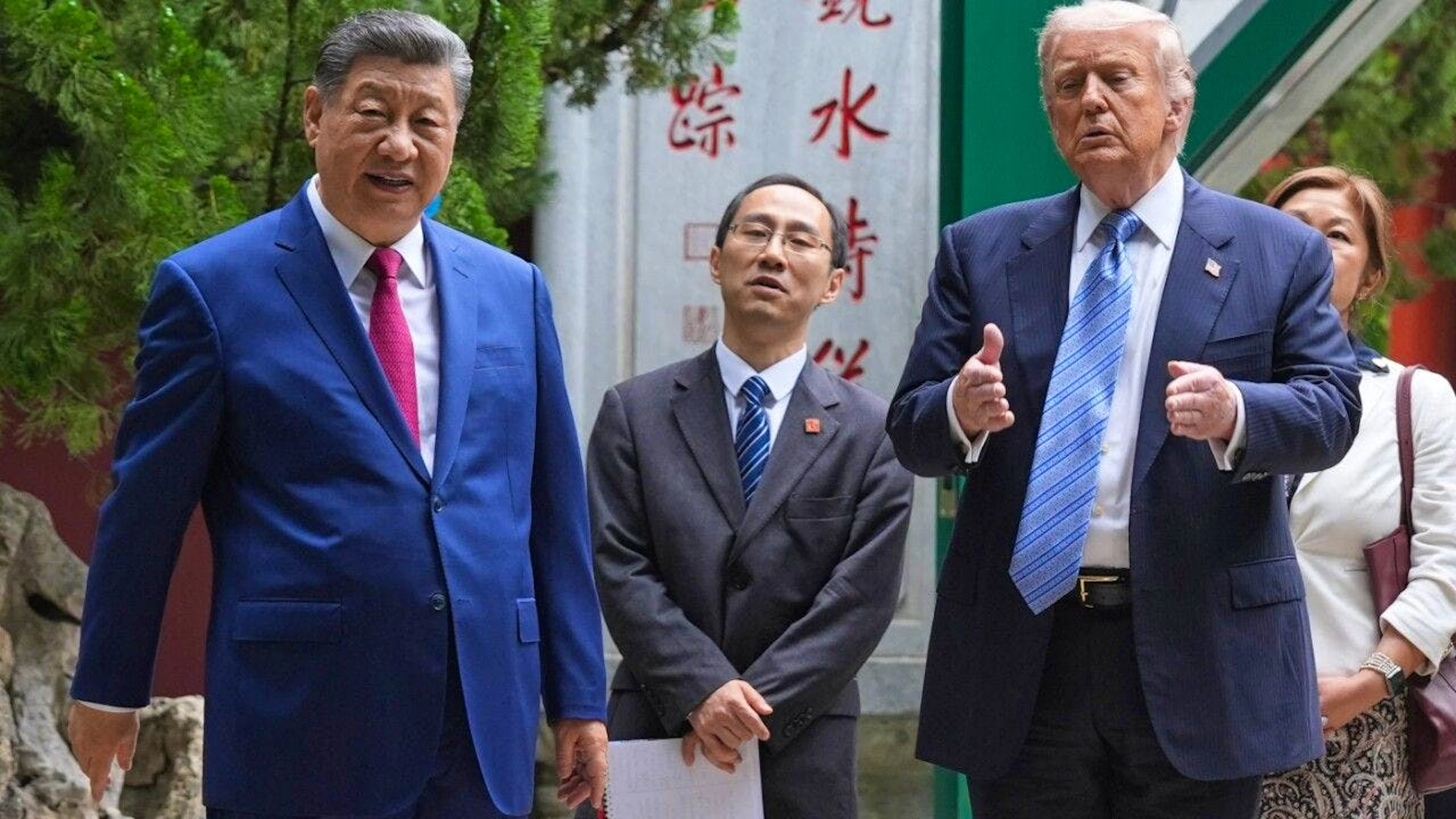 US-Präsident Donald Trump besuchte Präsident Xi Jinping Mitte Mai in Peking.