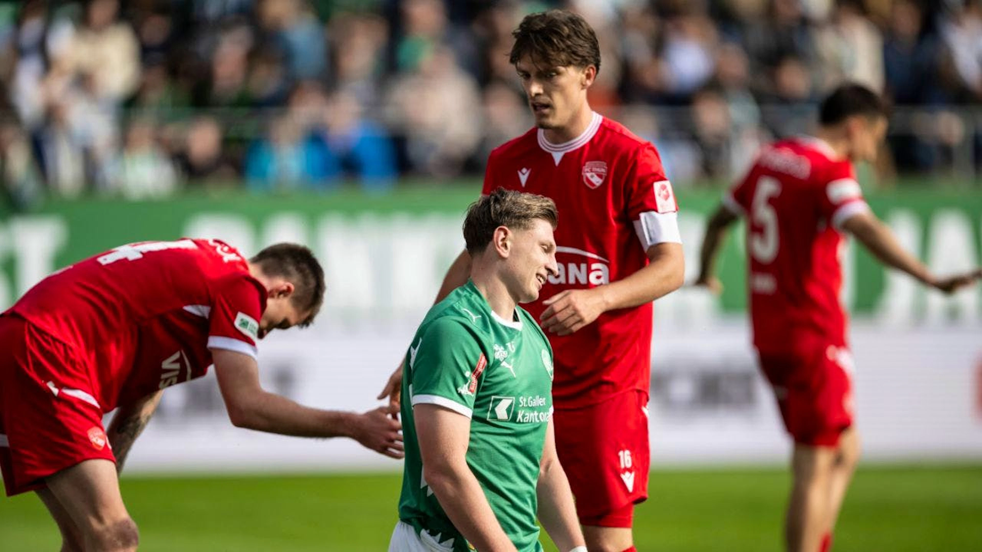 Alessandro Vogt konnte in seinem letzten Meisterschaftsspiel für St. Gallen nicht den Sieg herbeiführen