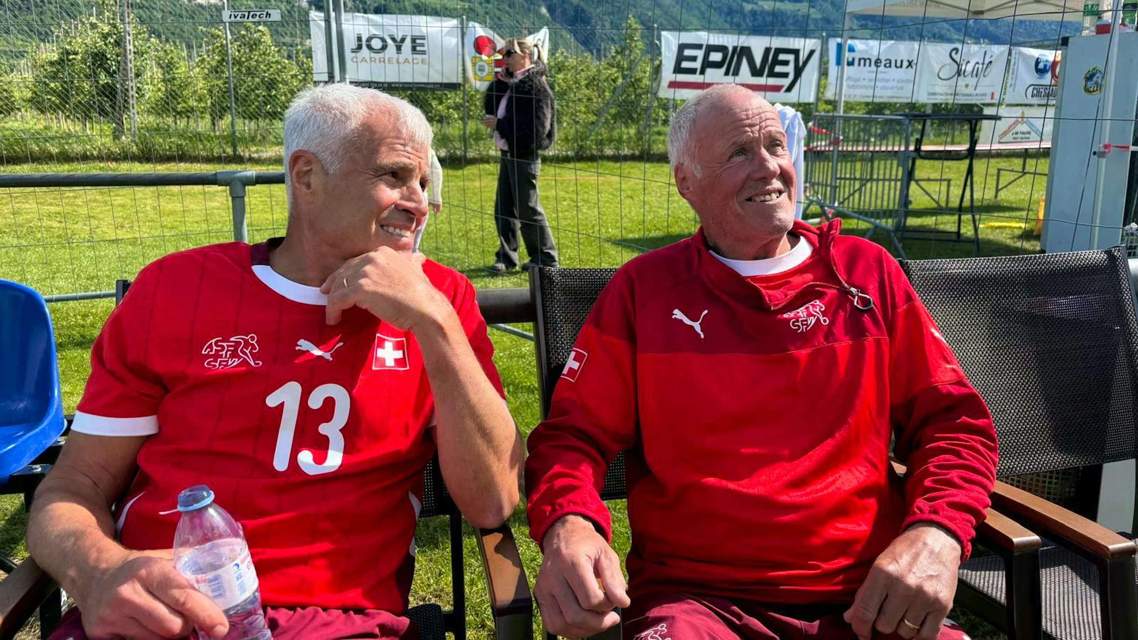 GC- und Nati-Legenden: Roger Wehrli (r.) und sein Kumpel Andy Egli.