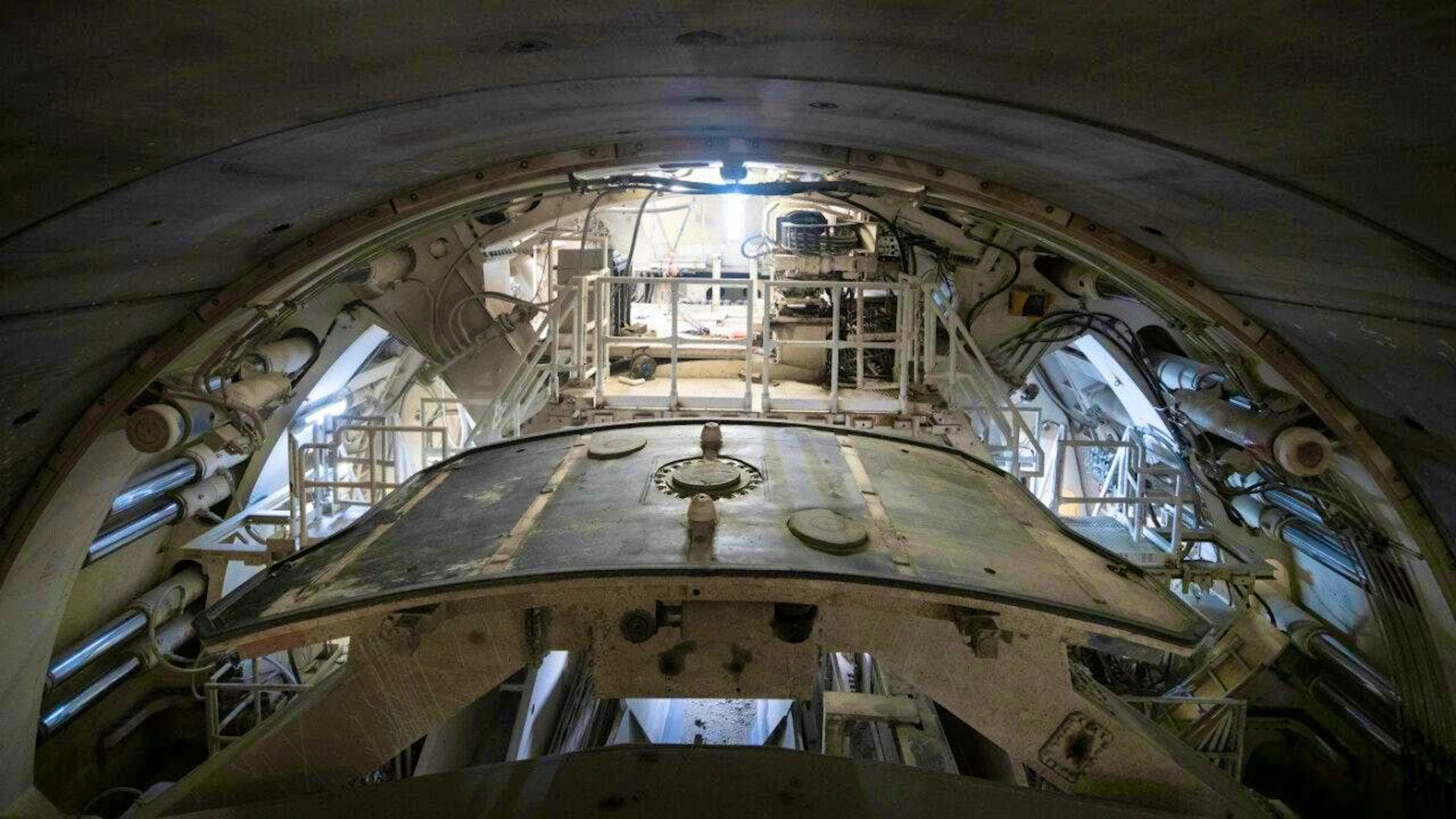 The "Alessandra" tunnel boring machine has already bored fifty percent of the route. (archive picture)