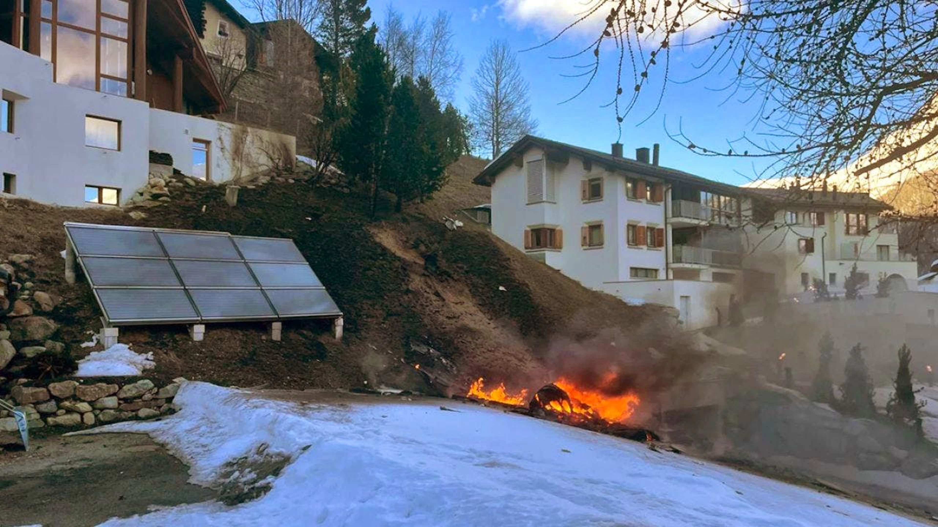 Il velivolo precipitato è andato completamente distrutto (foto d'archivio)