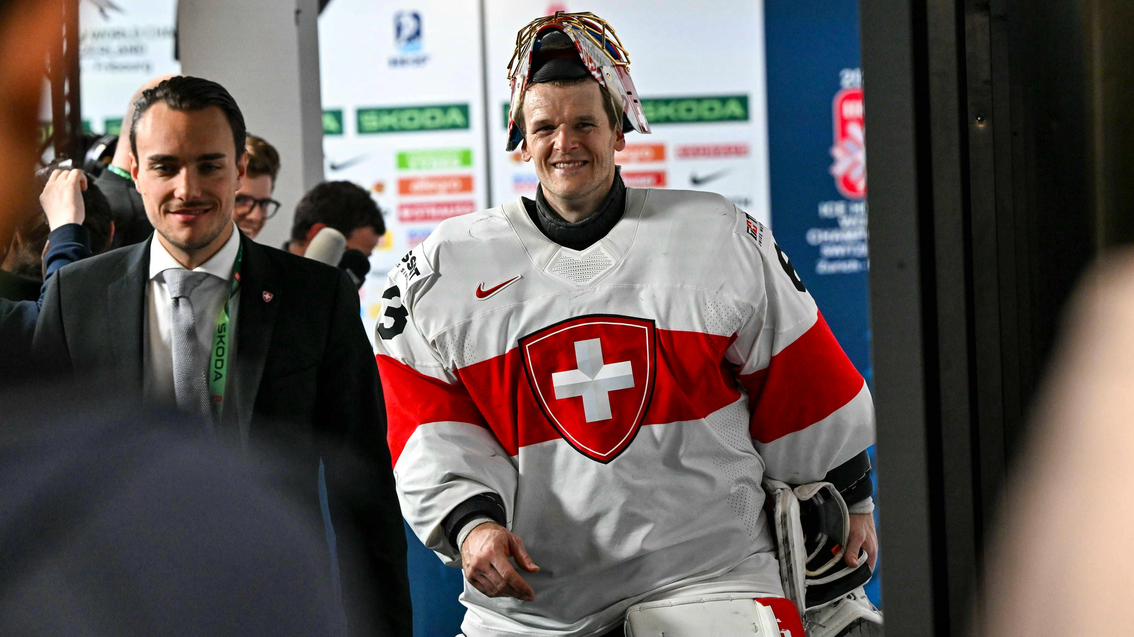 Leonardo Genoni est entré dans l'histoire du hockey sur glace.