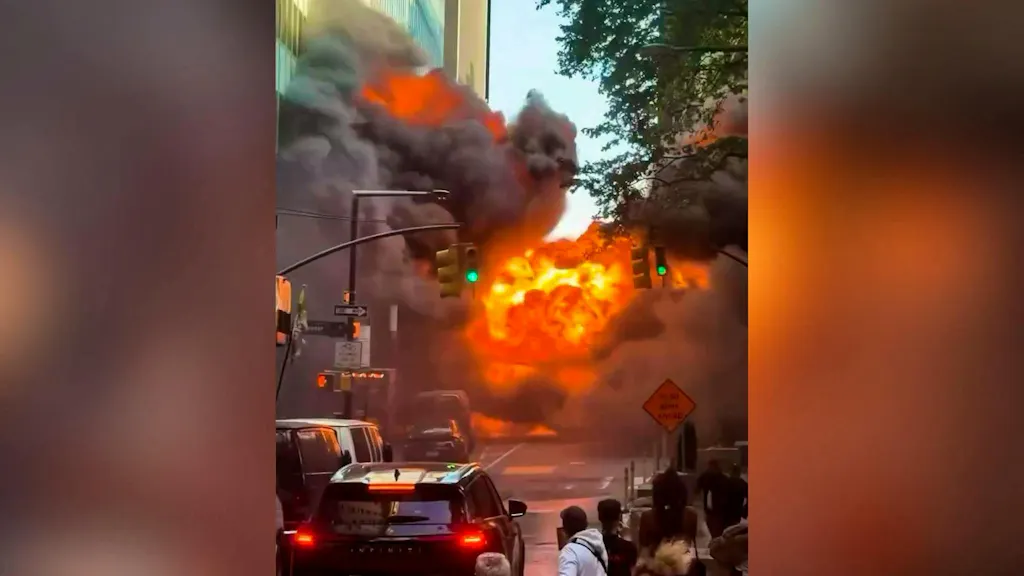 Car explosion shocks eyewitnesses