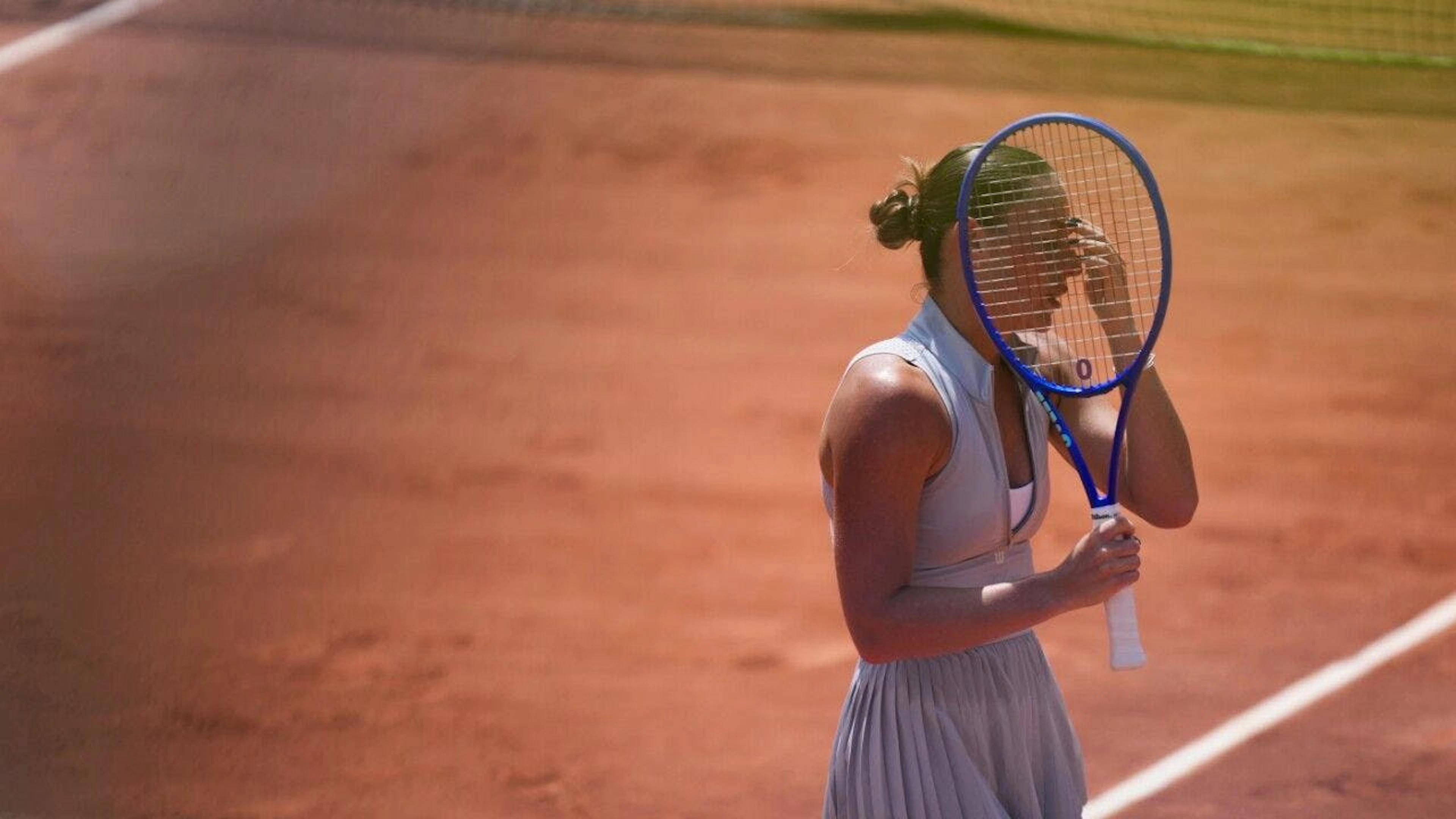 Marta Kostyuk était émue aux larmes dimanche à Roland-Garros