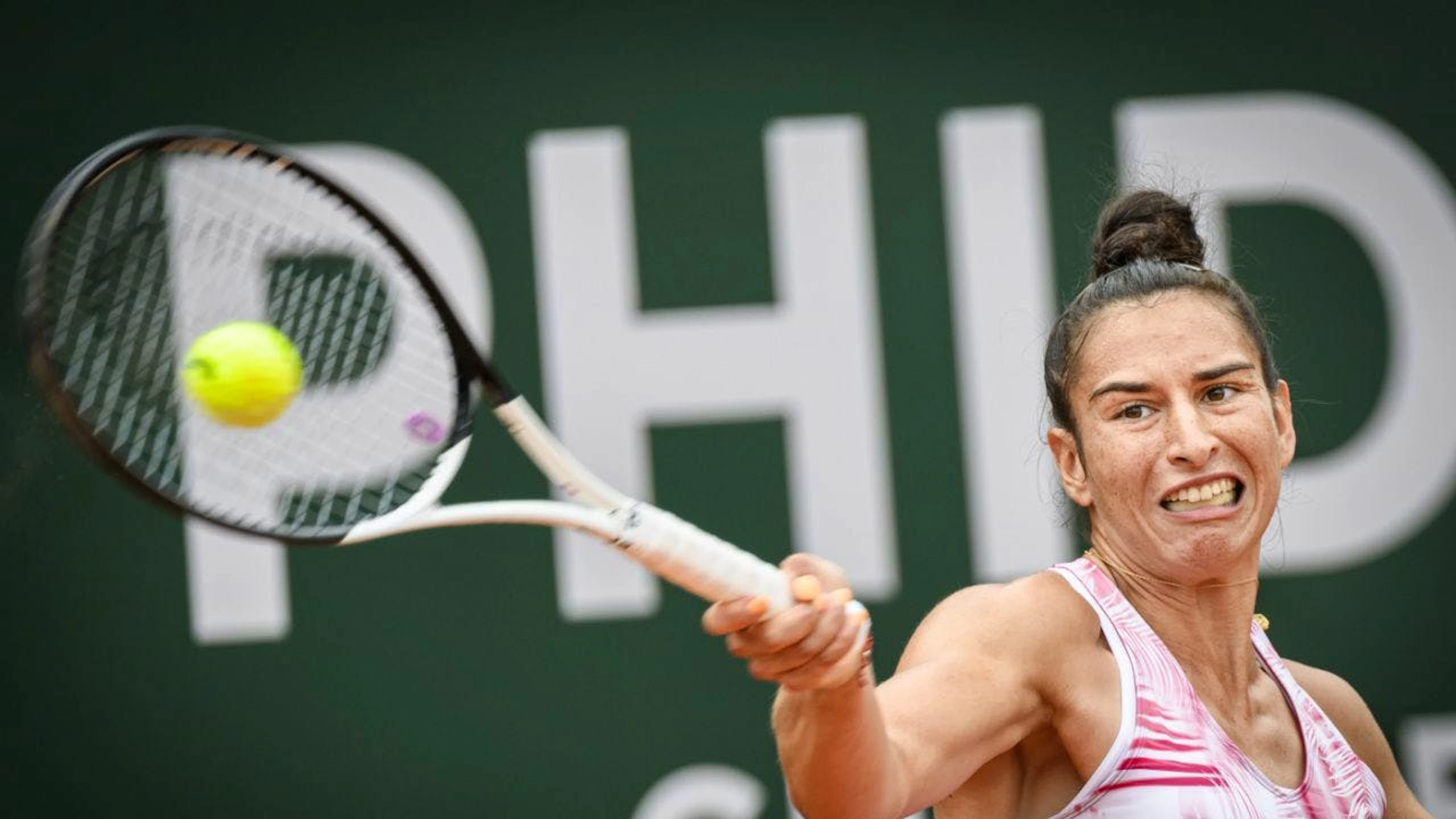 Susan Bandecchi a remporté son premier match en Grand Chelem lundi à Paris.