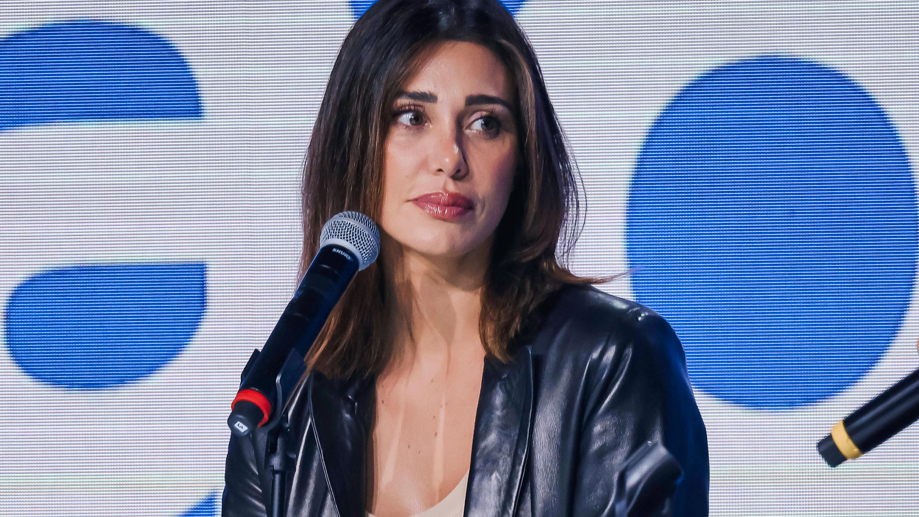 La showgirl argentina Belen Rodriguez (foto d'archivio).