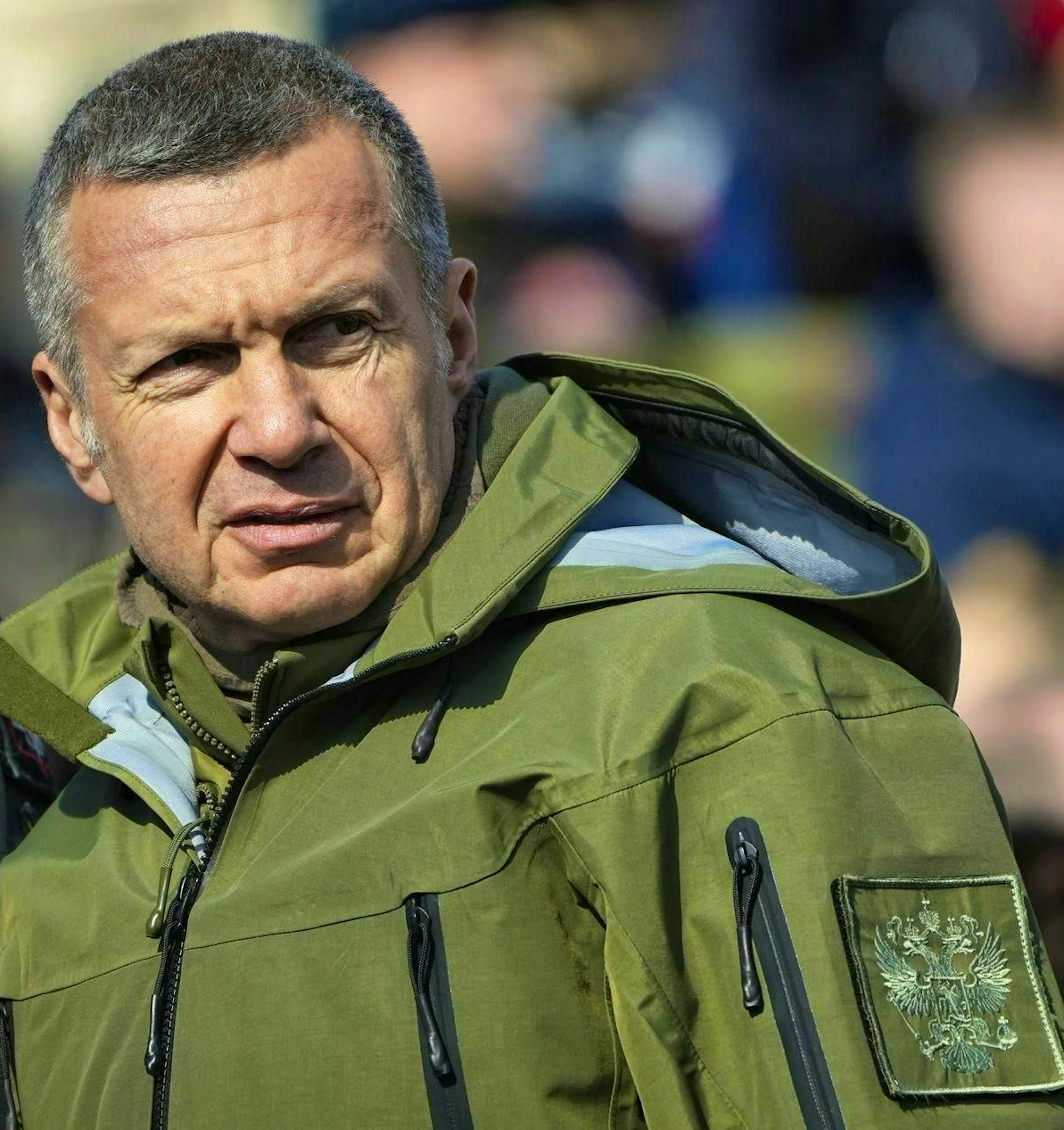 Solovyov at the Victory Day military parade in Moscow on May 9, 2025.