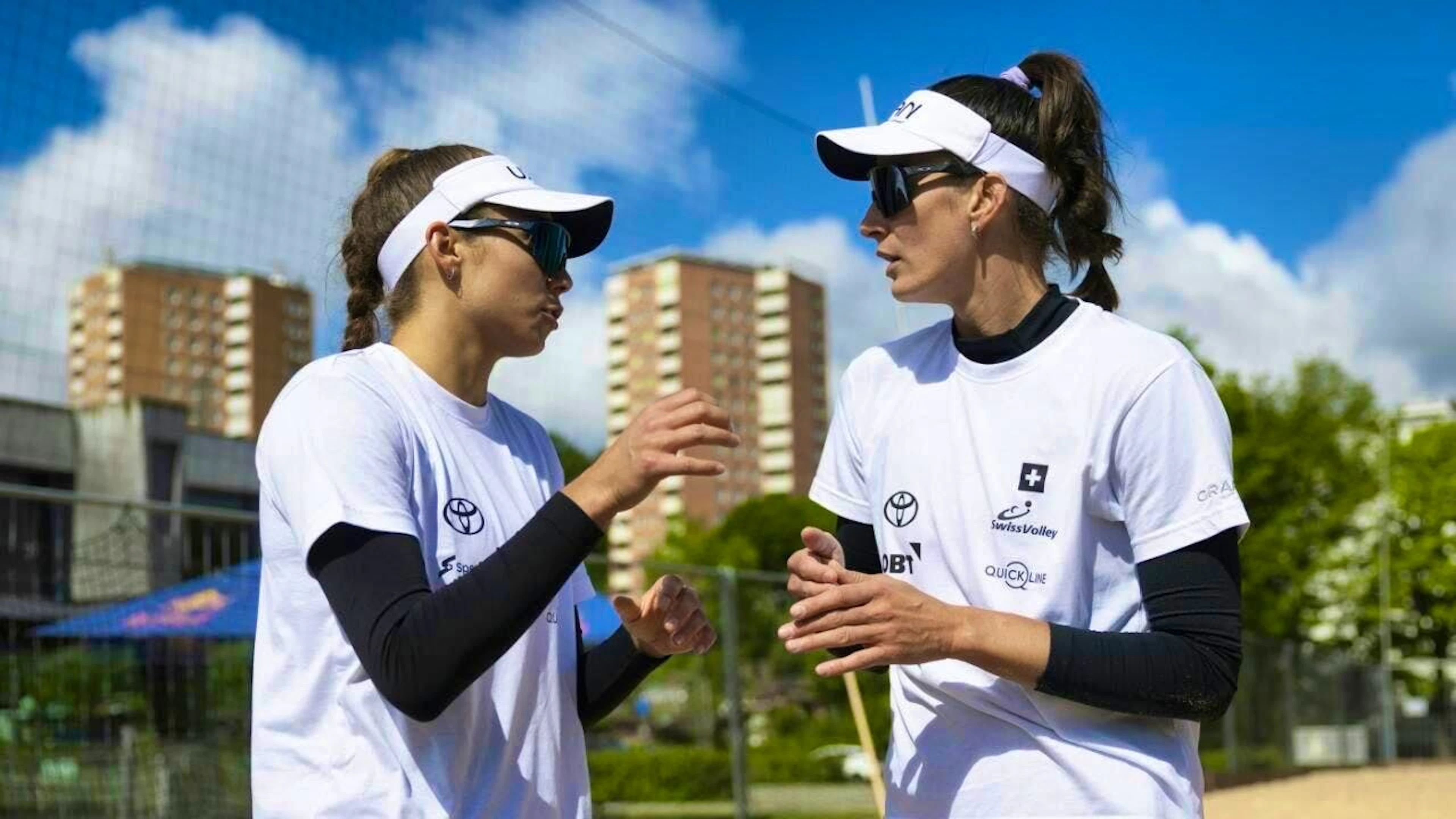 Joana Mäder (right) and Leona Kernen see their strengths in structured work
