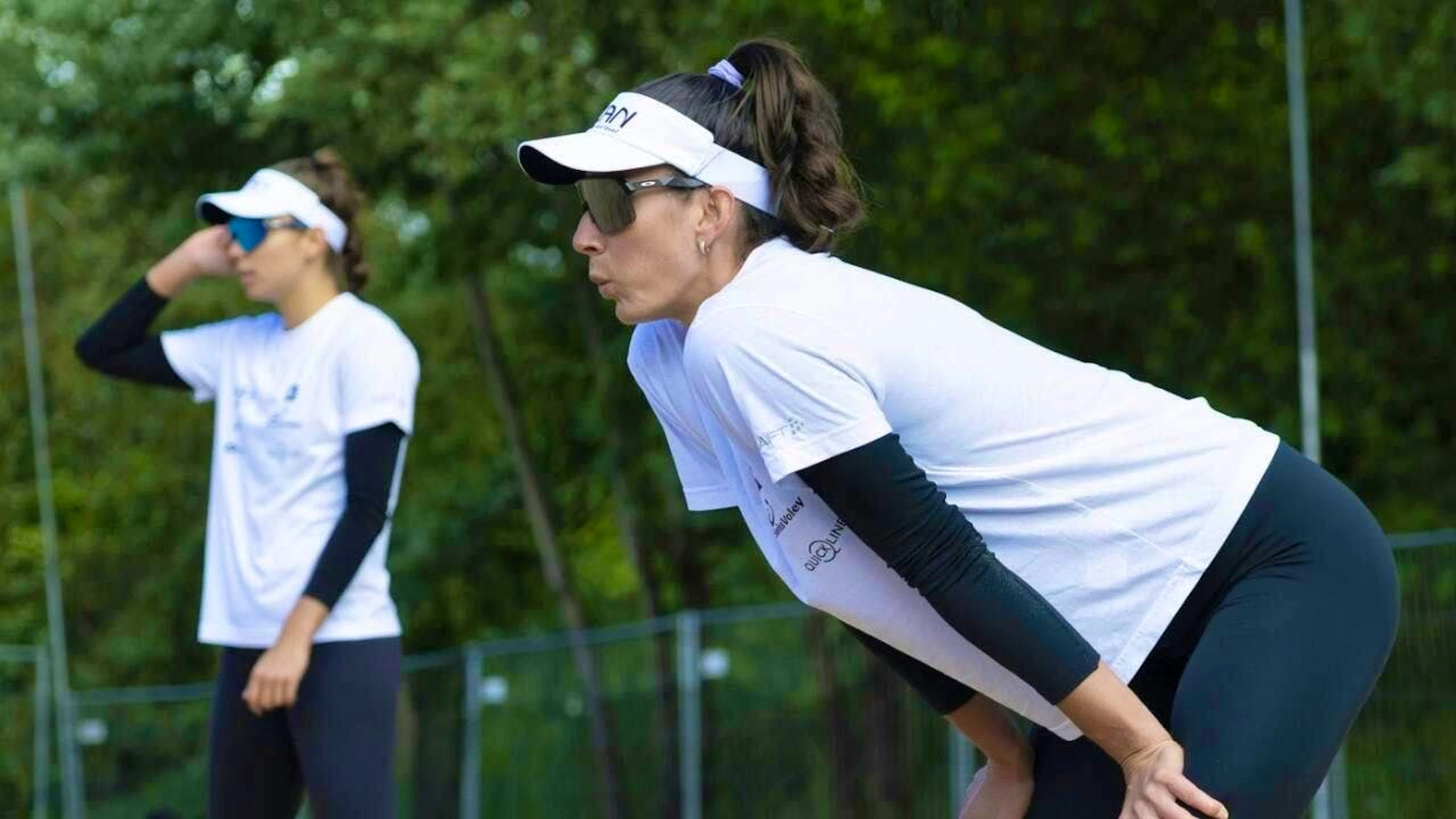 Joana Mäder (right) and Leona Kernen say their big goal is to take part in the 2028 Olympic Games in Los Angeles