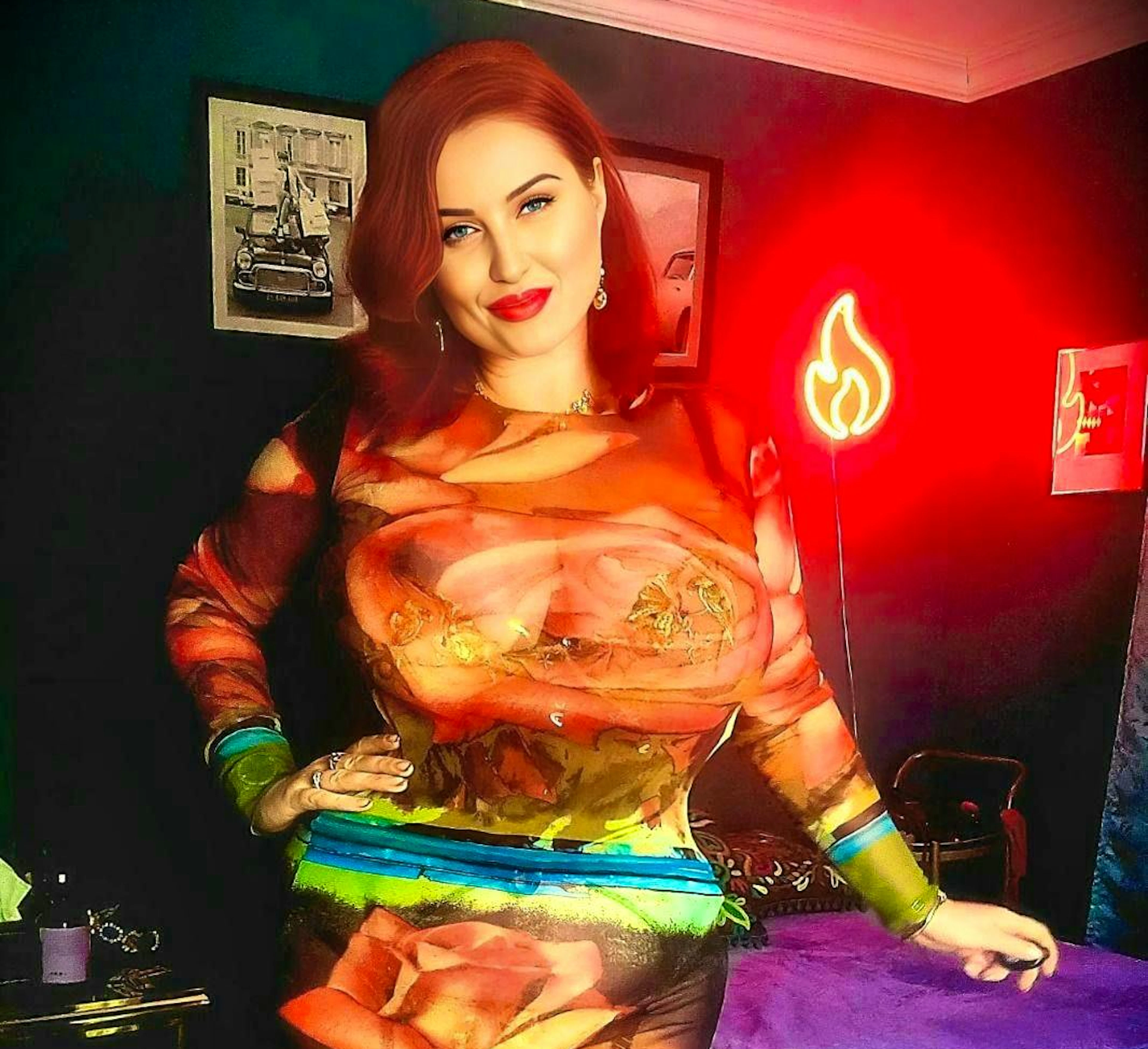 "It's important to me to be able to communicate with a guest at eye level. That's why I deliberately made the text on my website a little more sophisticated, so that it appeals to exactly the kind of men who suit me." Fetish Lady Dame Karo.