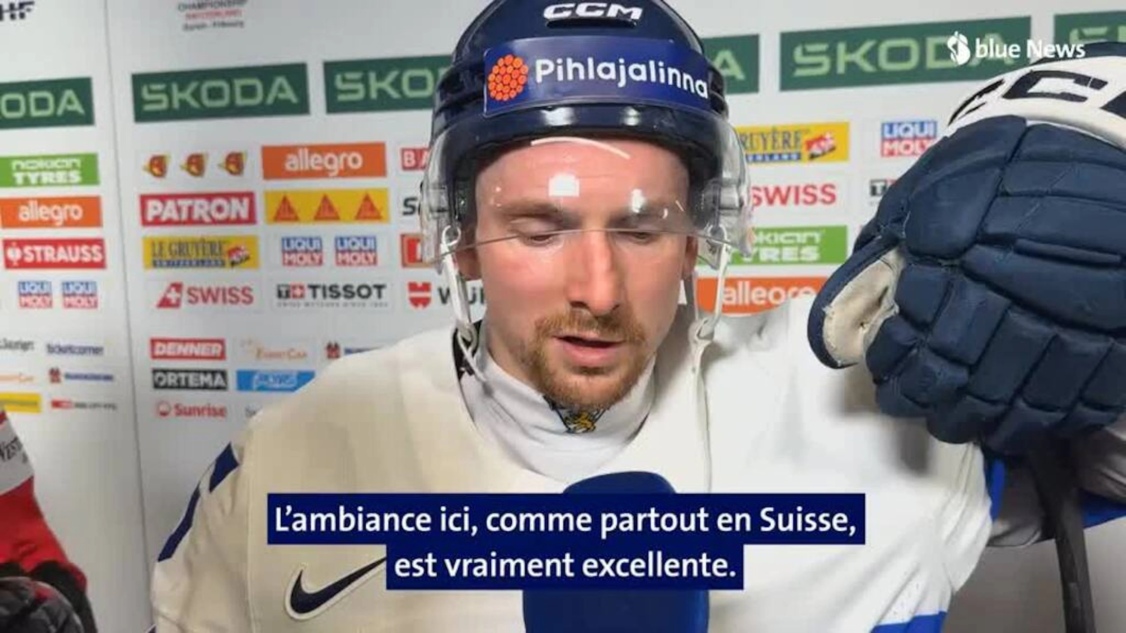 Sakari Manninen avant la finale face à la Suisse : «Ce sera du beau hockey»