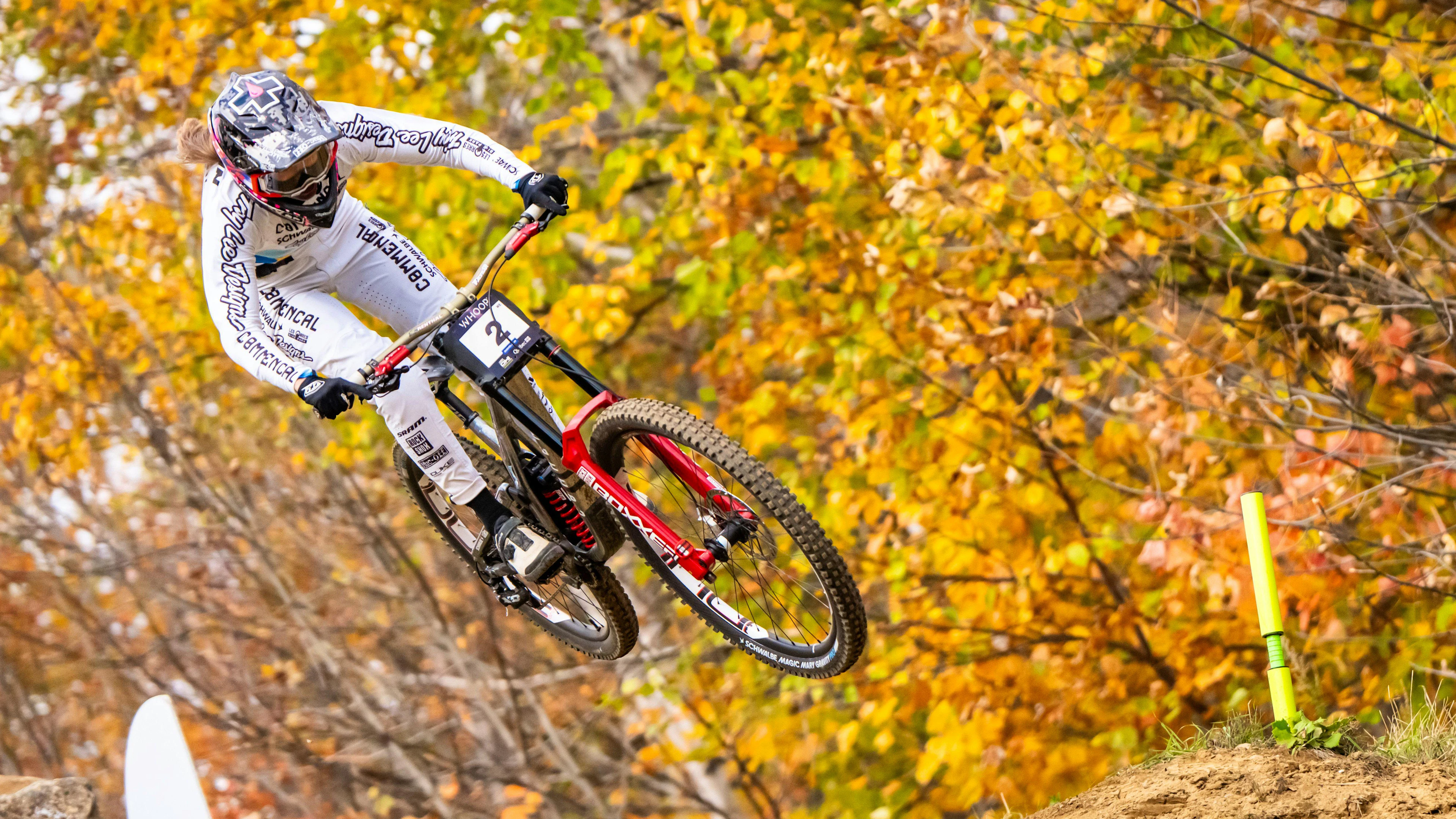 Lisa Baumann troisième à Loudenvielle en Coupe du monde (image d’archives).