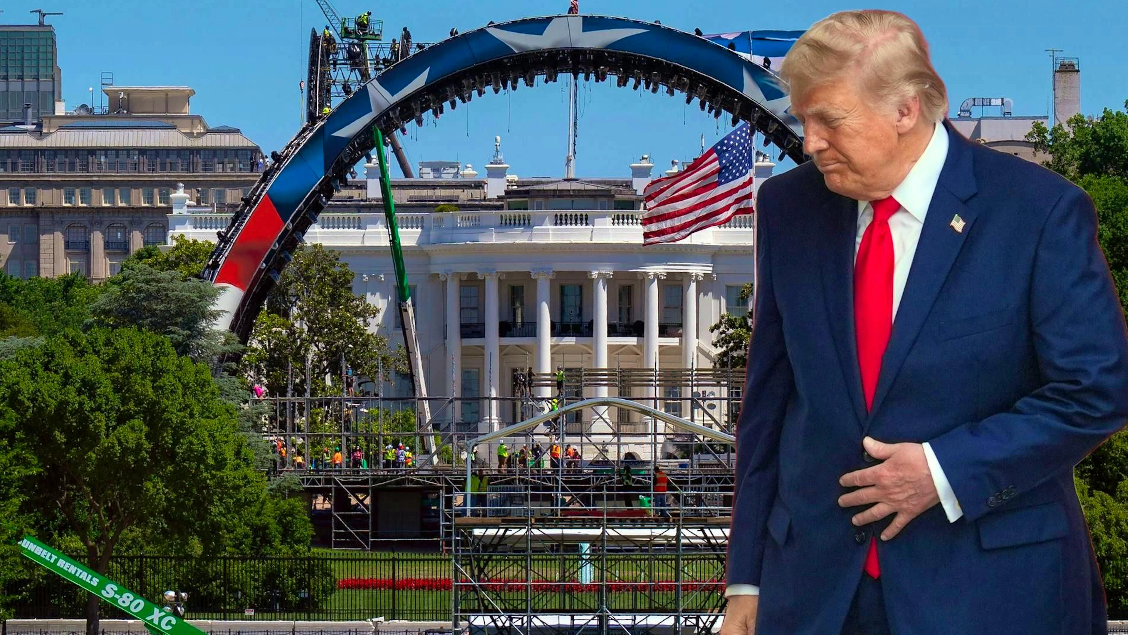 Donald Trump is organizing a huge UFC event in front of the White House.