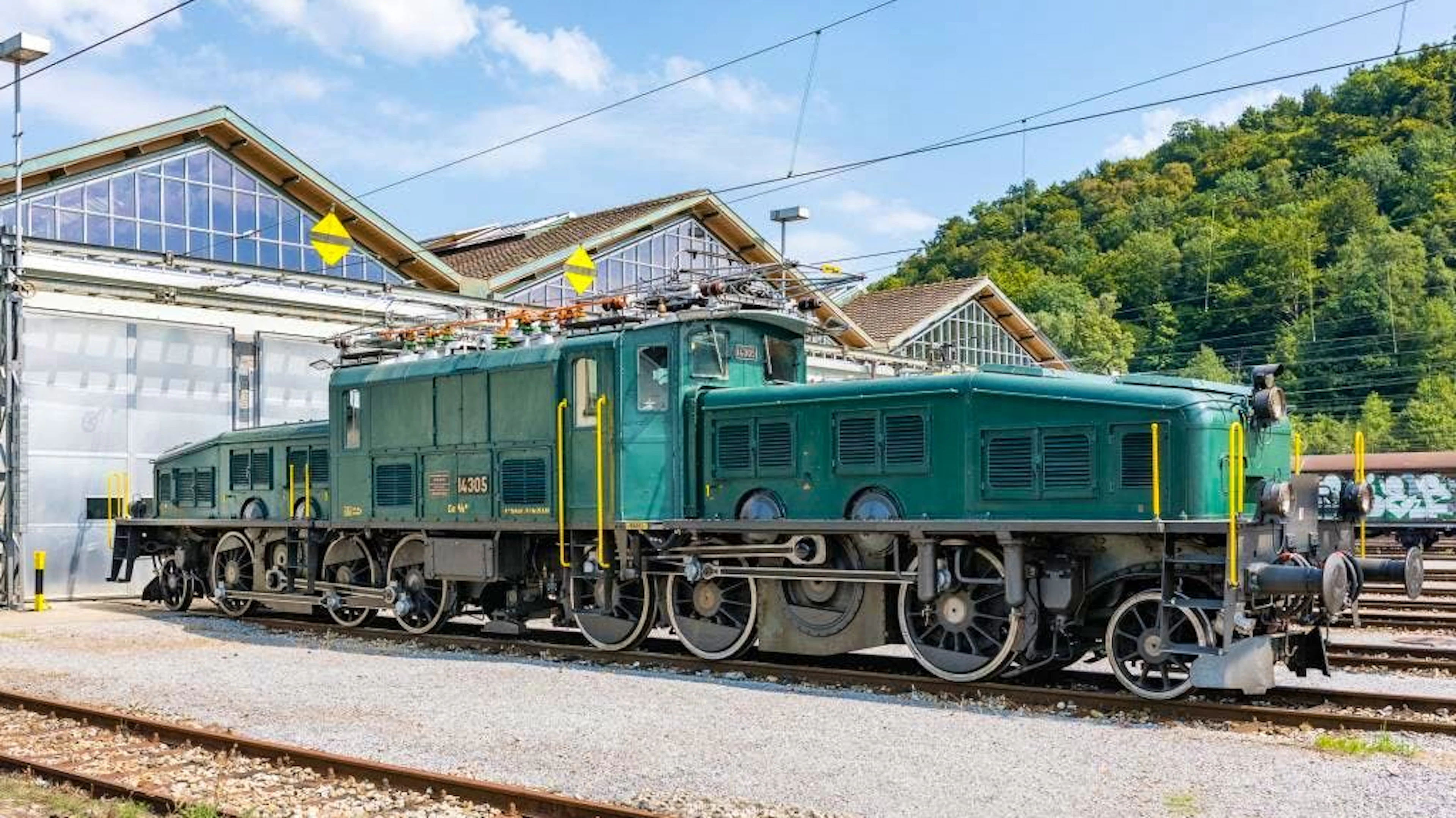 Historisches SBB-«Krokodil» Ce 6/8 III 14305: Die legendäre Elektrolokomotive prägte während Jahrzehnten den Güterverkehr auf der Gotthardstrecke.