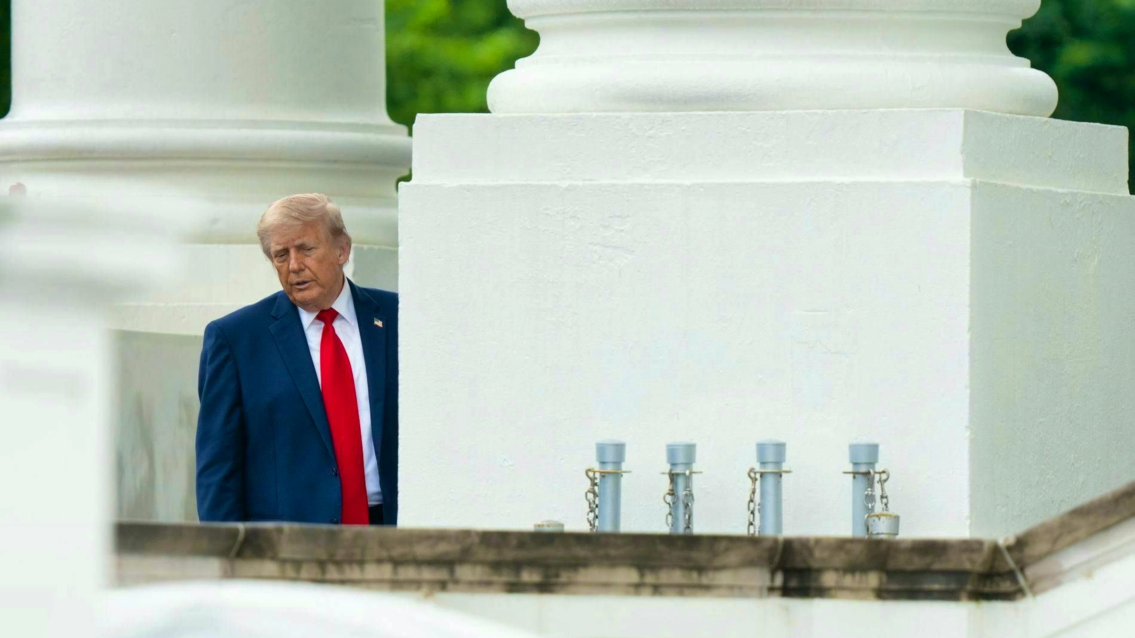 No longer untouchable: Donald Trump.
