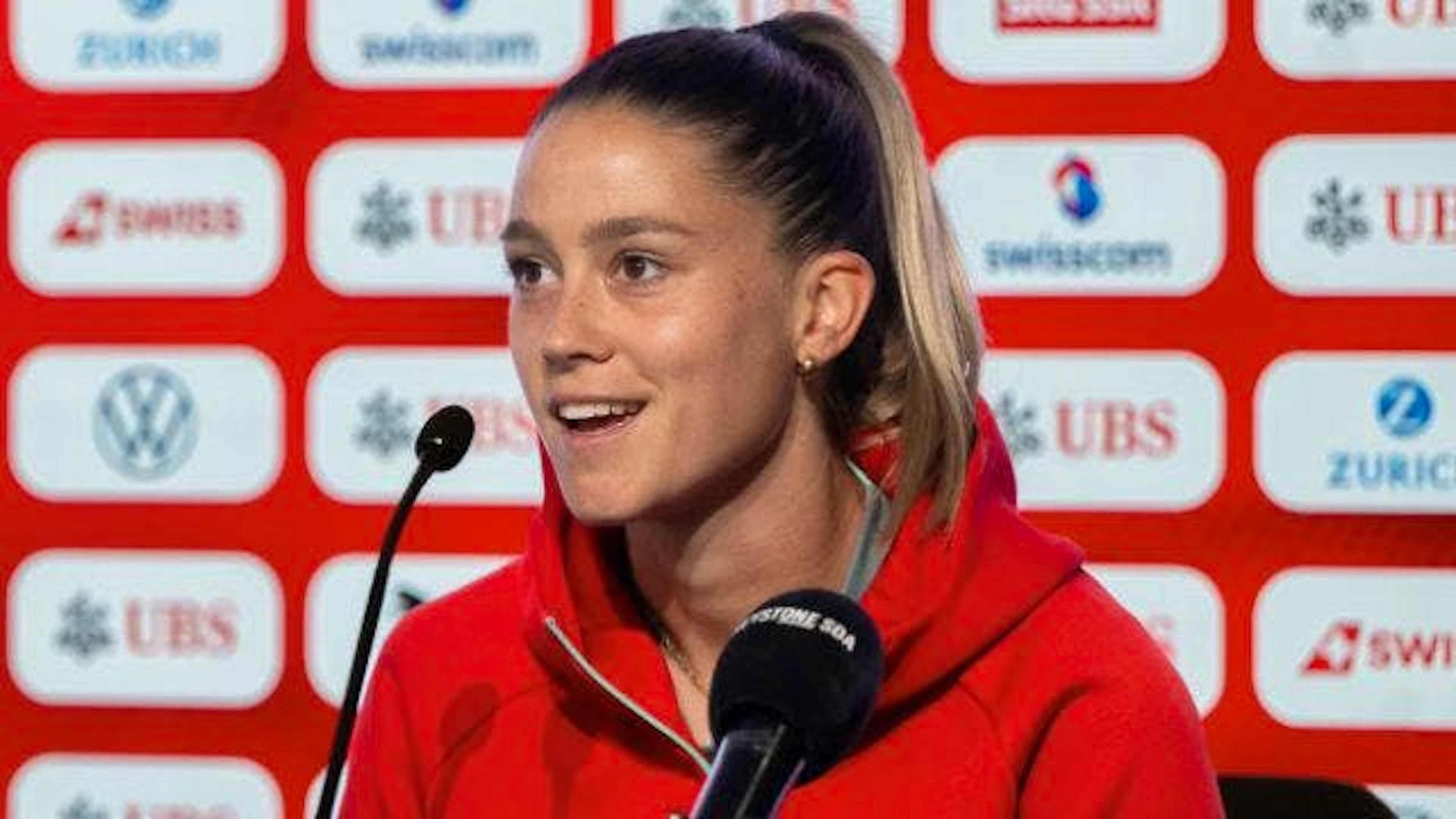 Viola Calligaris freut sich darauf, mit der Nati das Stadion in Lugano zu eröffnen zu dürfen.