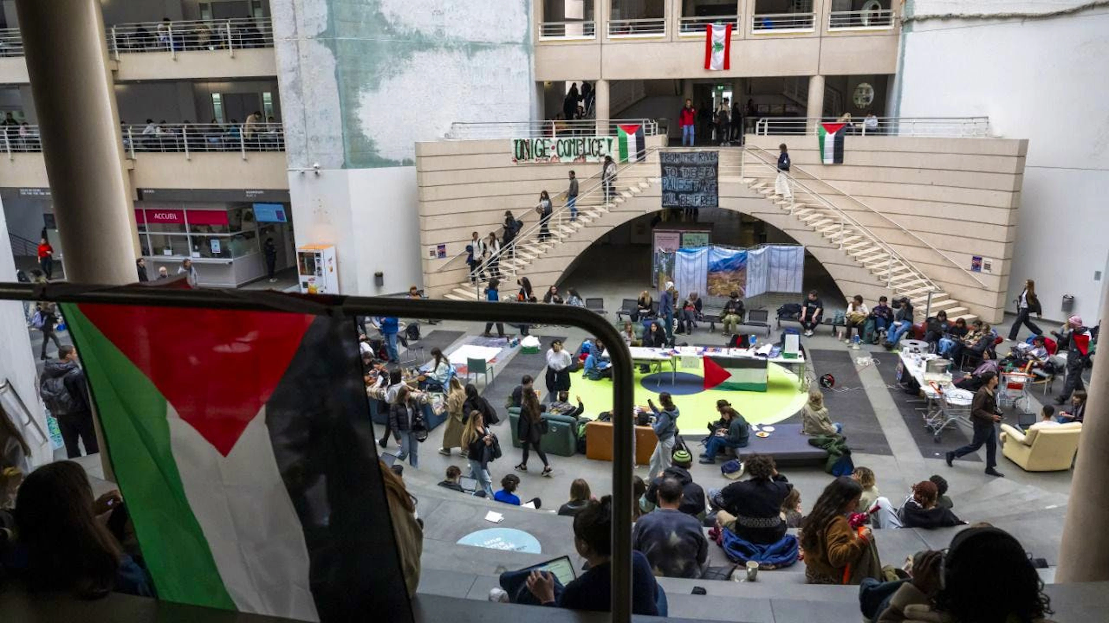 Le Grand Conseil a débattu vendredi de plusieurs textes en lien avec l'occupation de l'Université de Genève par des militants pro-palestiniens et la position du rectorat sur le conflit à Gaza (archives).