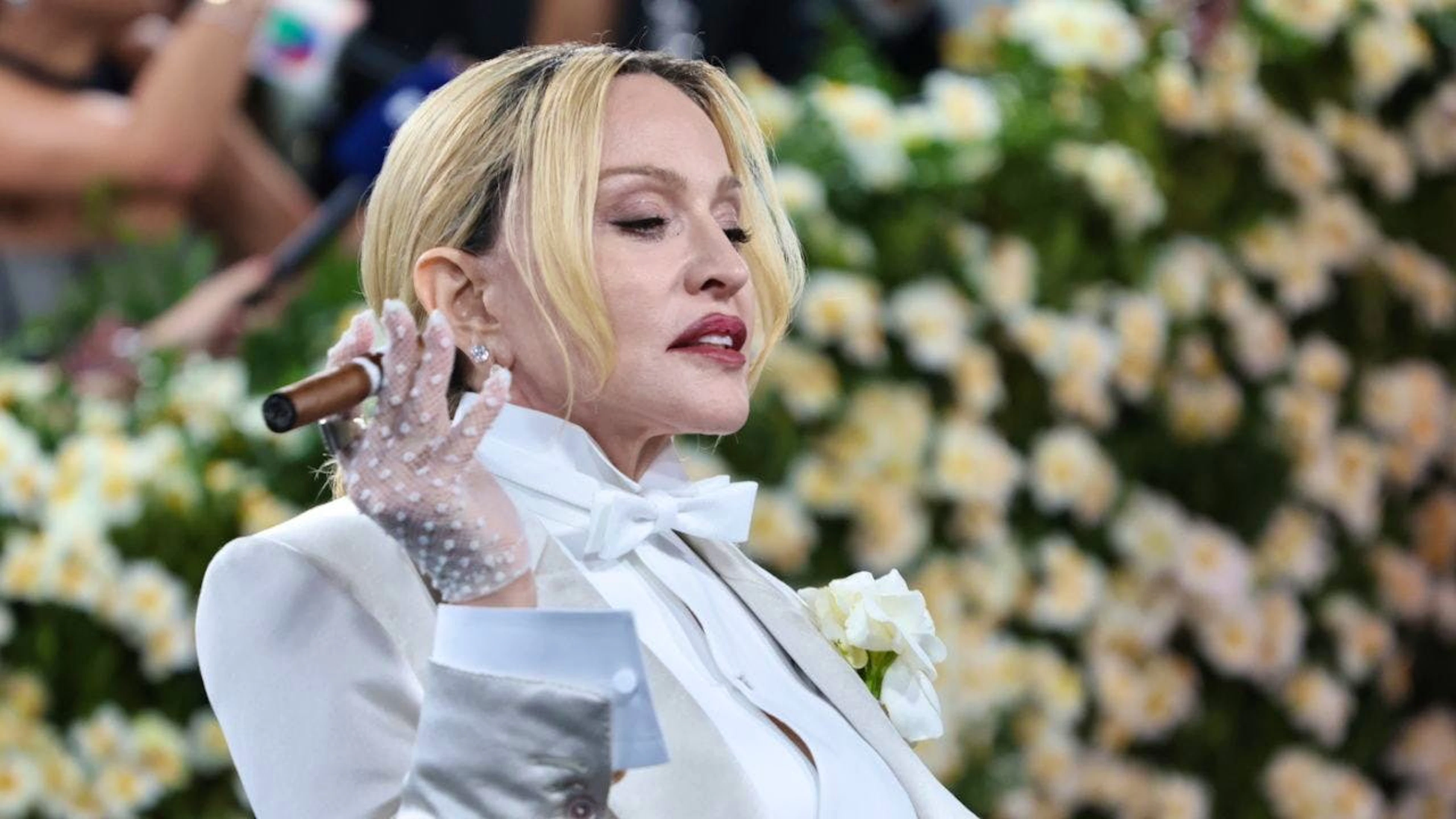 Madonna vor etwa einem Jahr an der Met Gala in New York. Dass die Metropole ihre Herzensstadt ist, darüber sang sie am Donnerstag bei einem Überraschungskonzert mitten in Manhattan. (Archivbild)