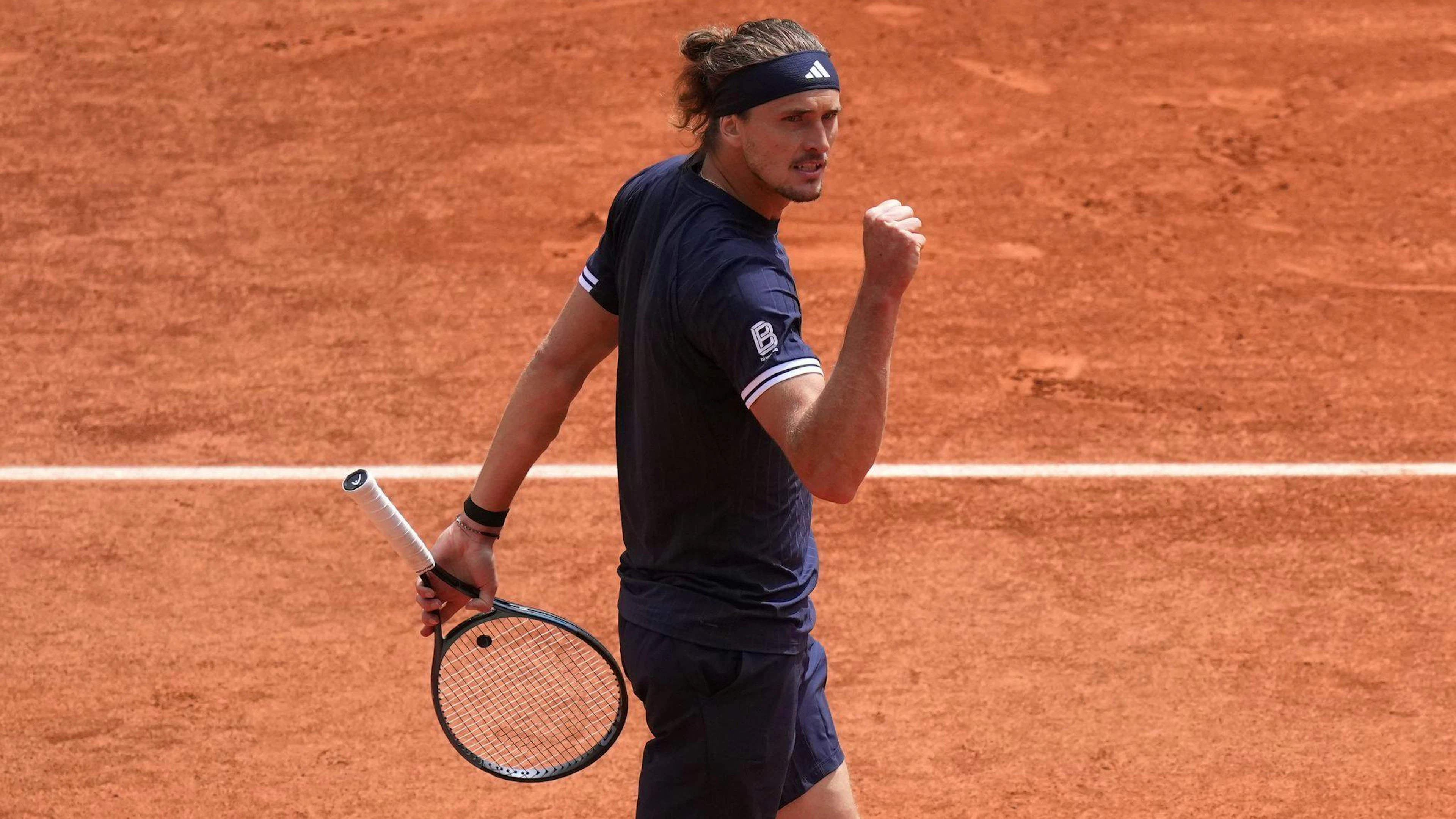 Jubet über einen Punktgewinn: Alexander Zverev.