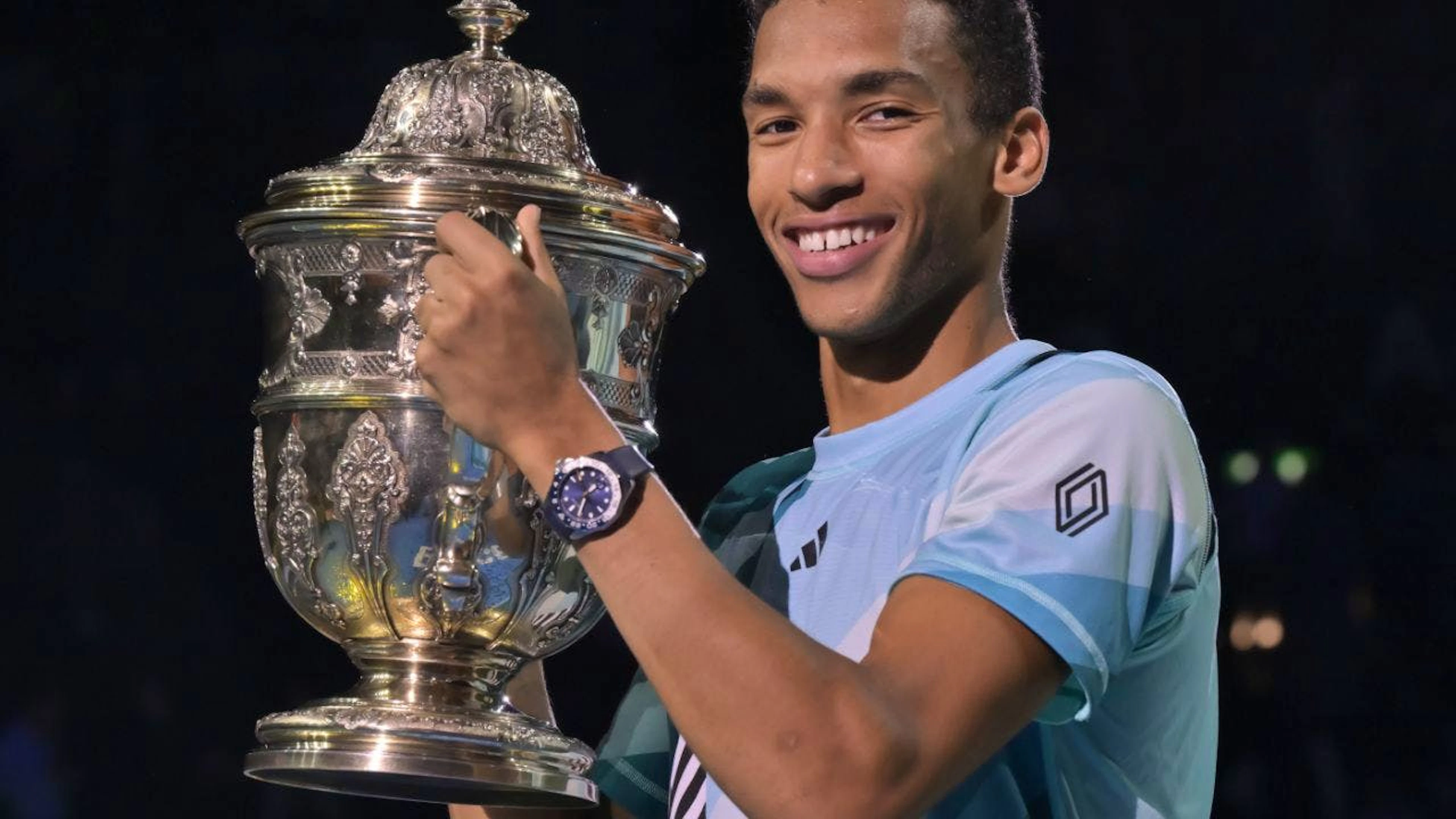 Félix Auger-Aliassime, ab Montag die Nummer 4 der Weltrangliste, hat in Basel schon zweimal triumphiert.