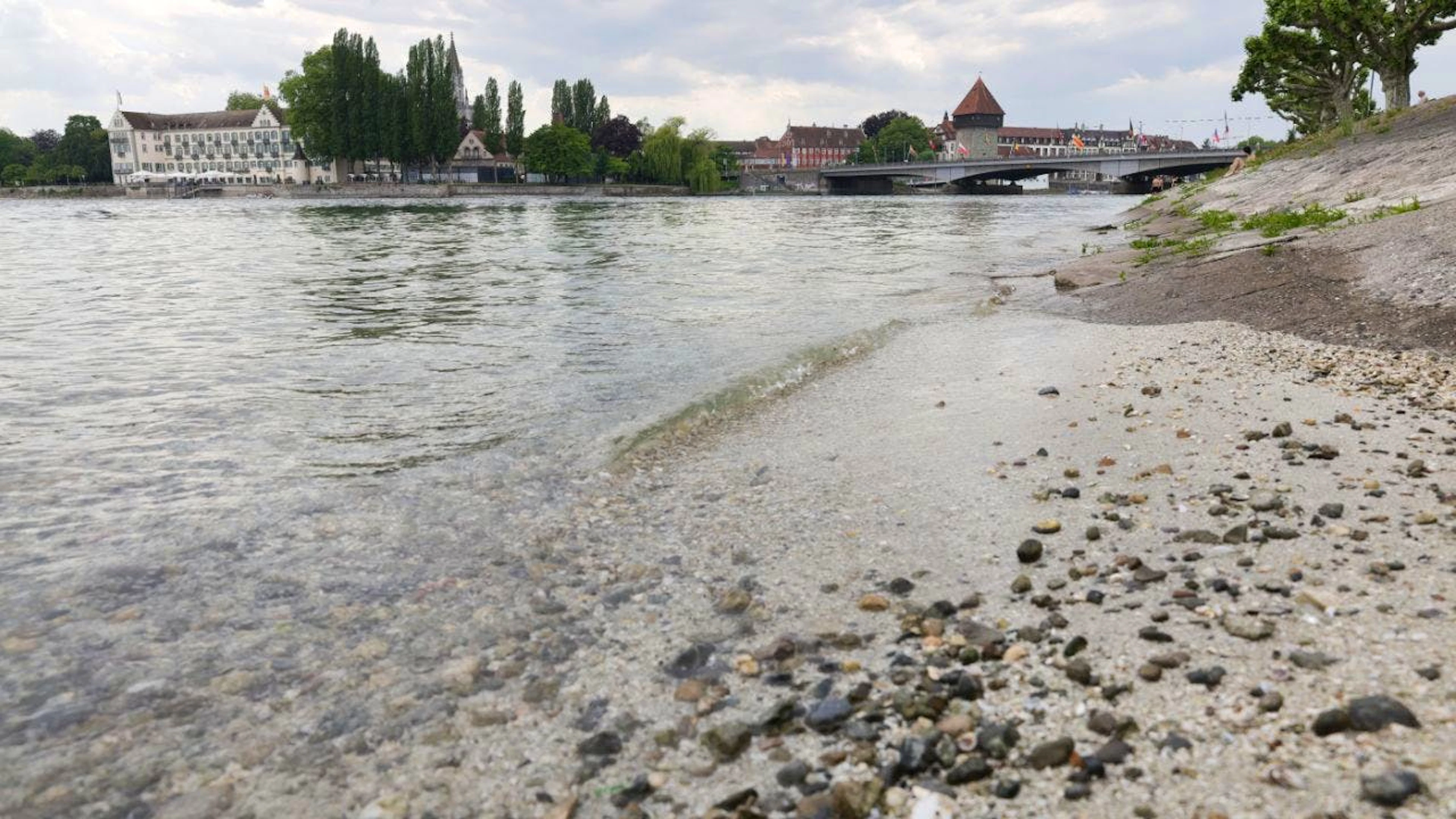 Le niveau du lac de Constance est actuellement exceptionnellement bas pour la saison. (Archives)