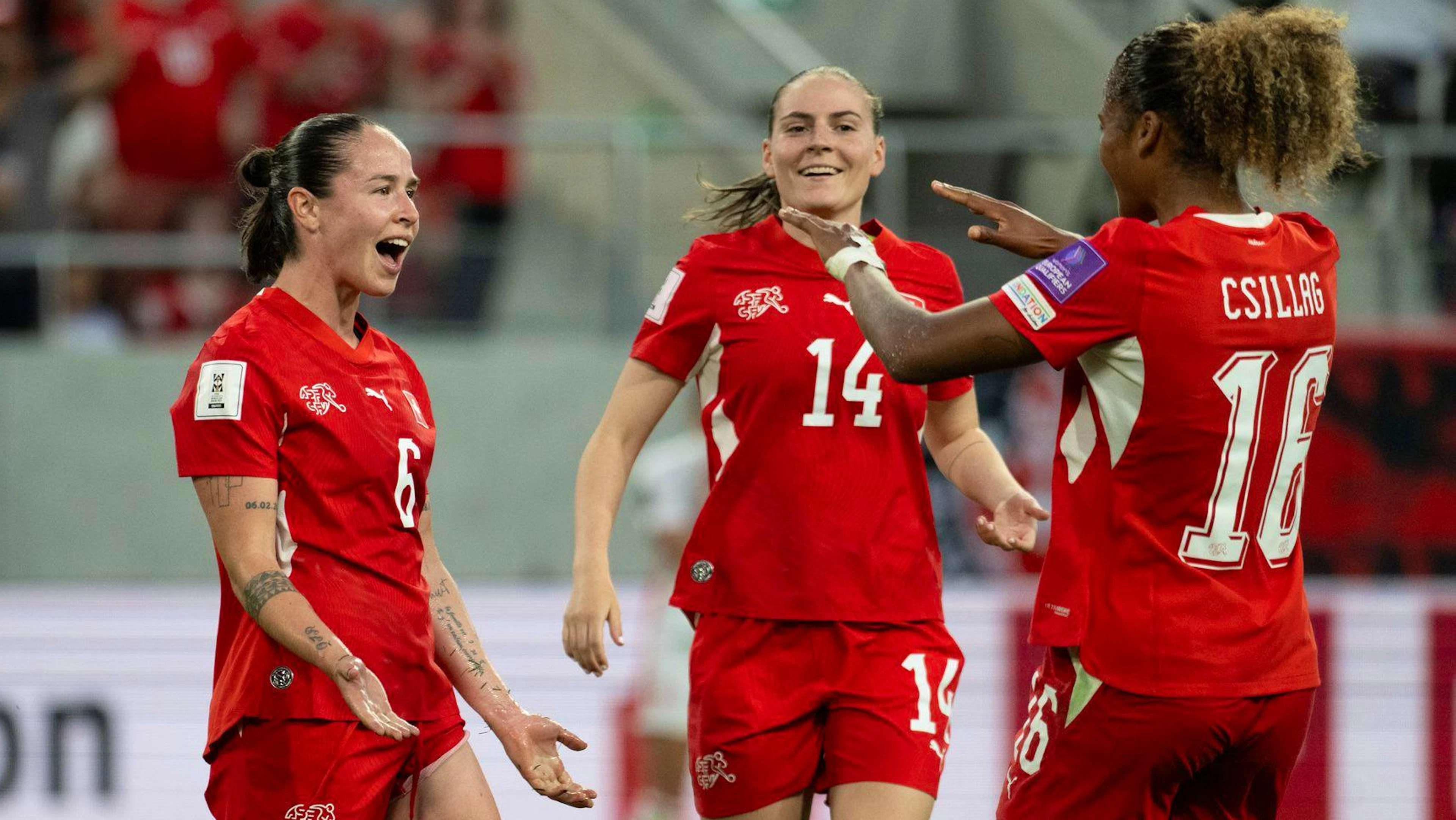 Die Nati jubelt beim 6:1-Sieg gegen Malta gleich mehrfach.