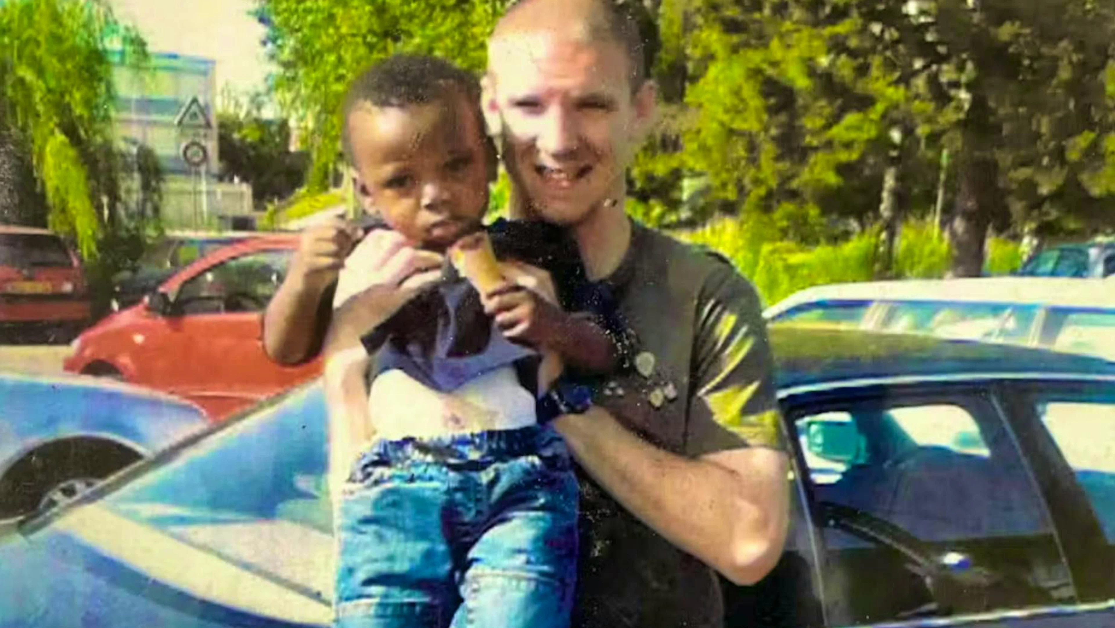 Philippe Senderos with Johan Manzambi.