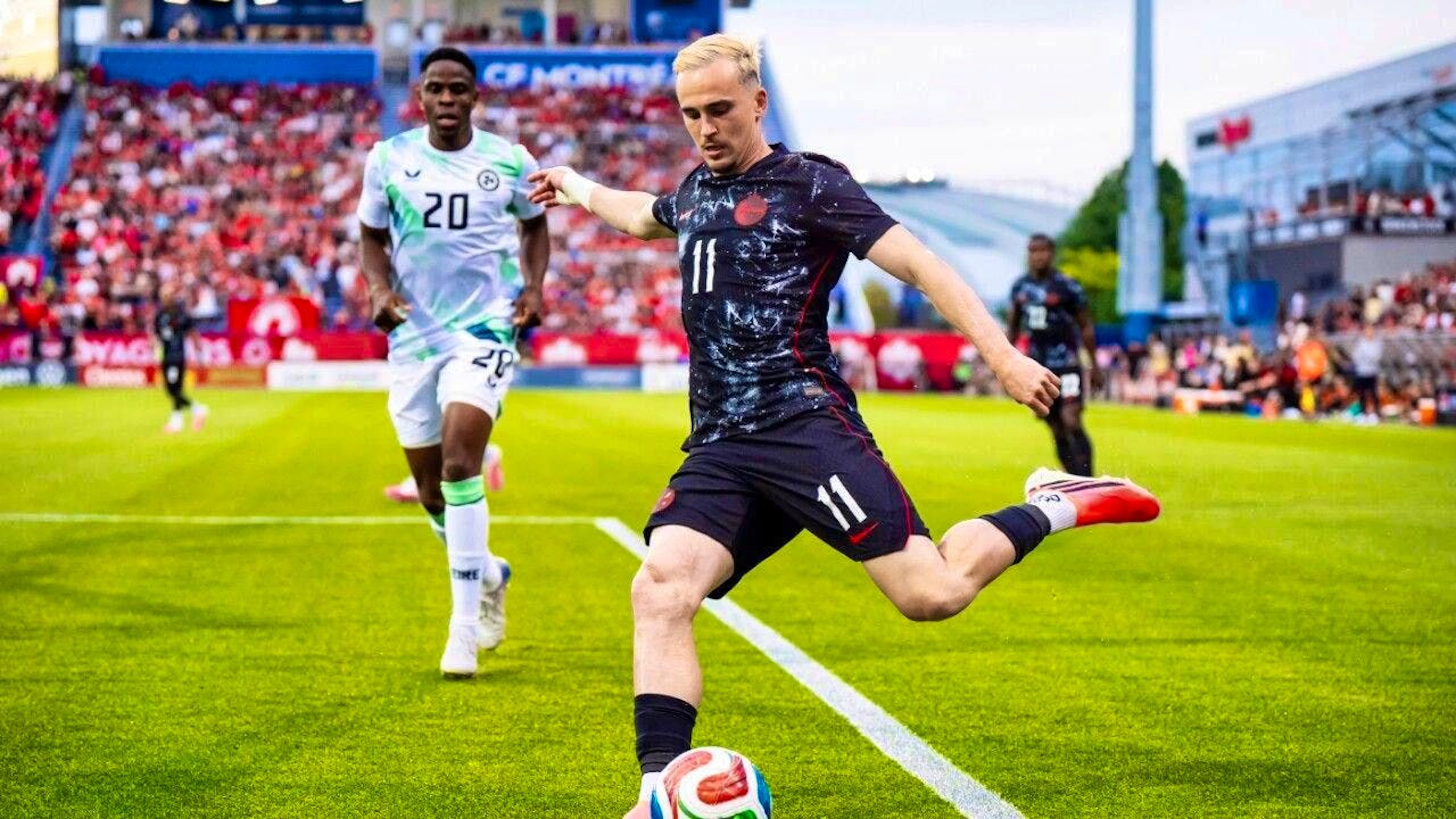 Former Basel player Liam Millar was part of Canada's starting eleven in the 1-1 draw against Ireland