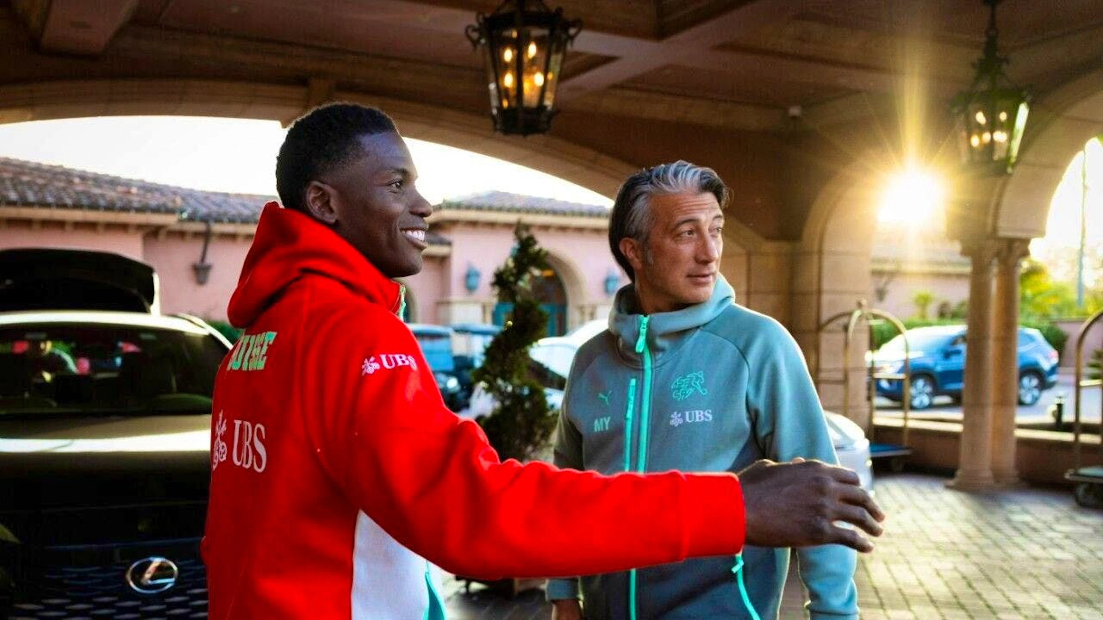 At last: national team coach Murat Yakin welcomes Breel Embolo in San Diego