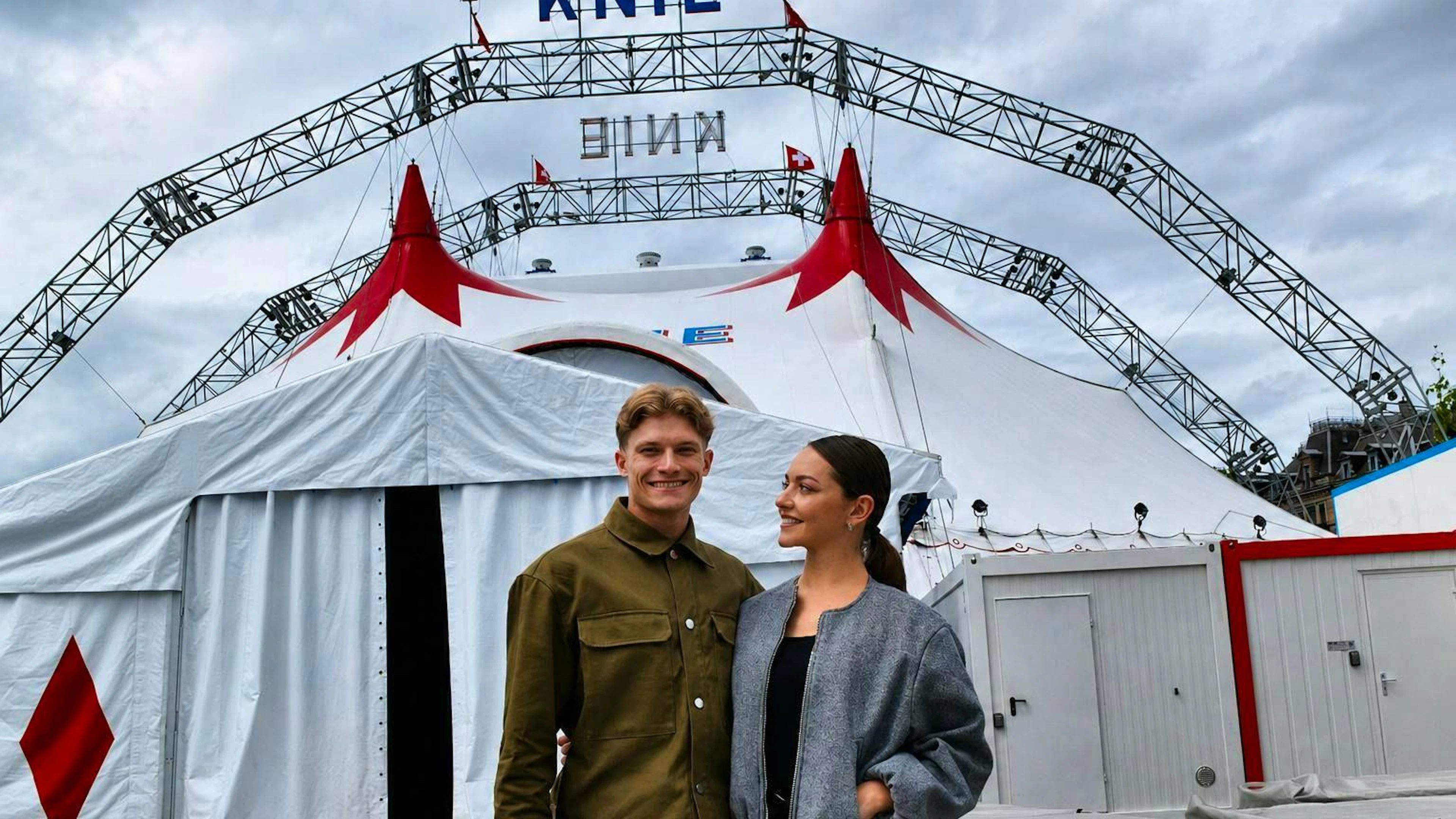 Anna and Vitalii are putting together their first solo program at Circus Knie.