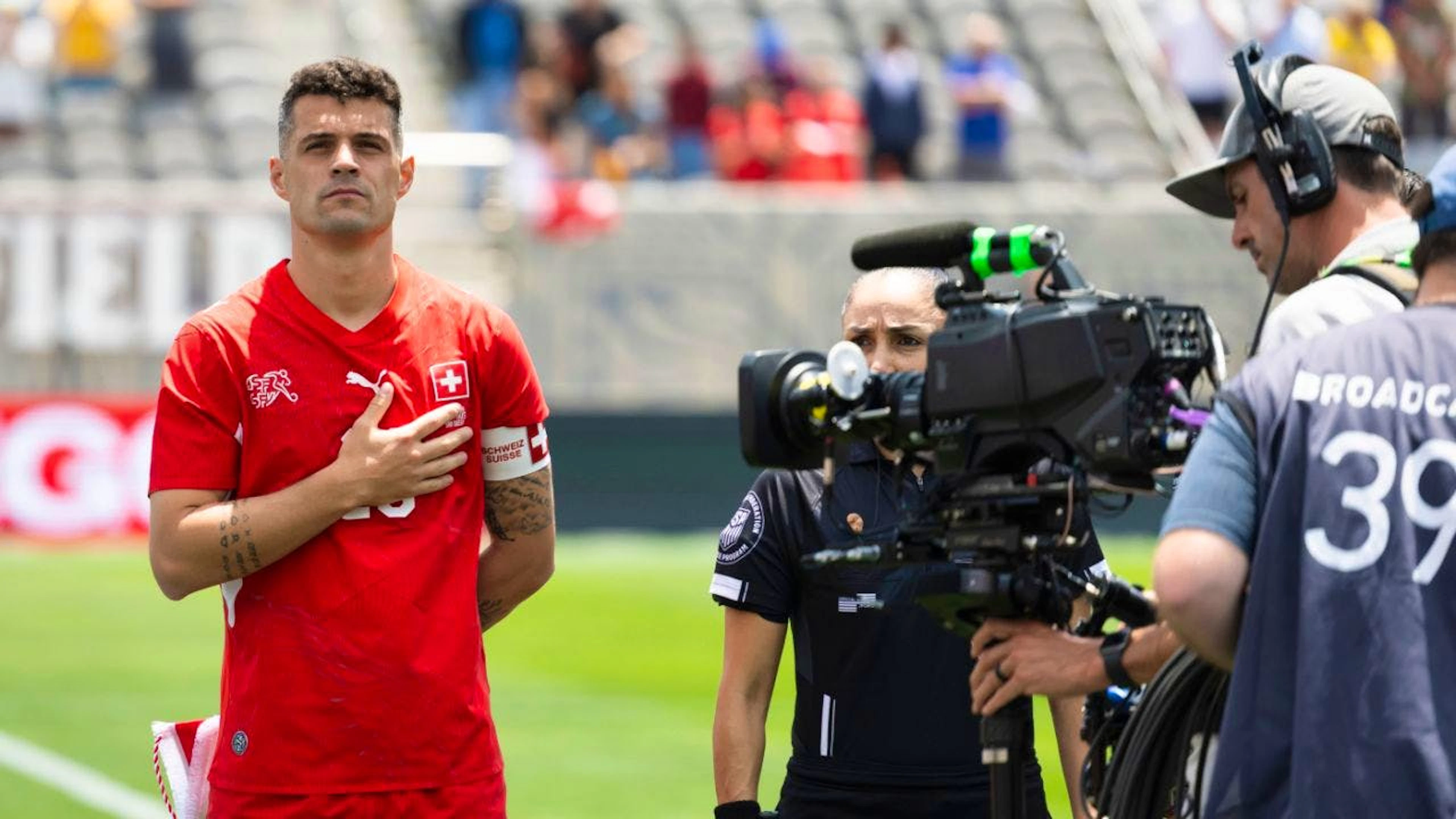 Granit Xhaka, Captain des Schweizer Nationalteams, ist mit dem Auftritt im letzten Testspiel vor der WM nicht zufrieden