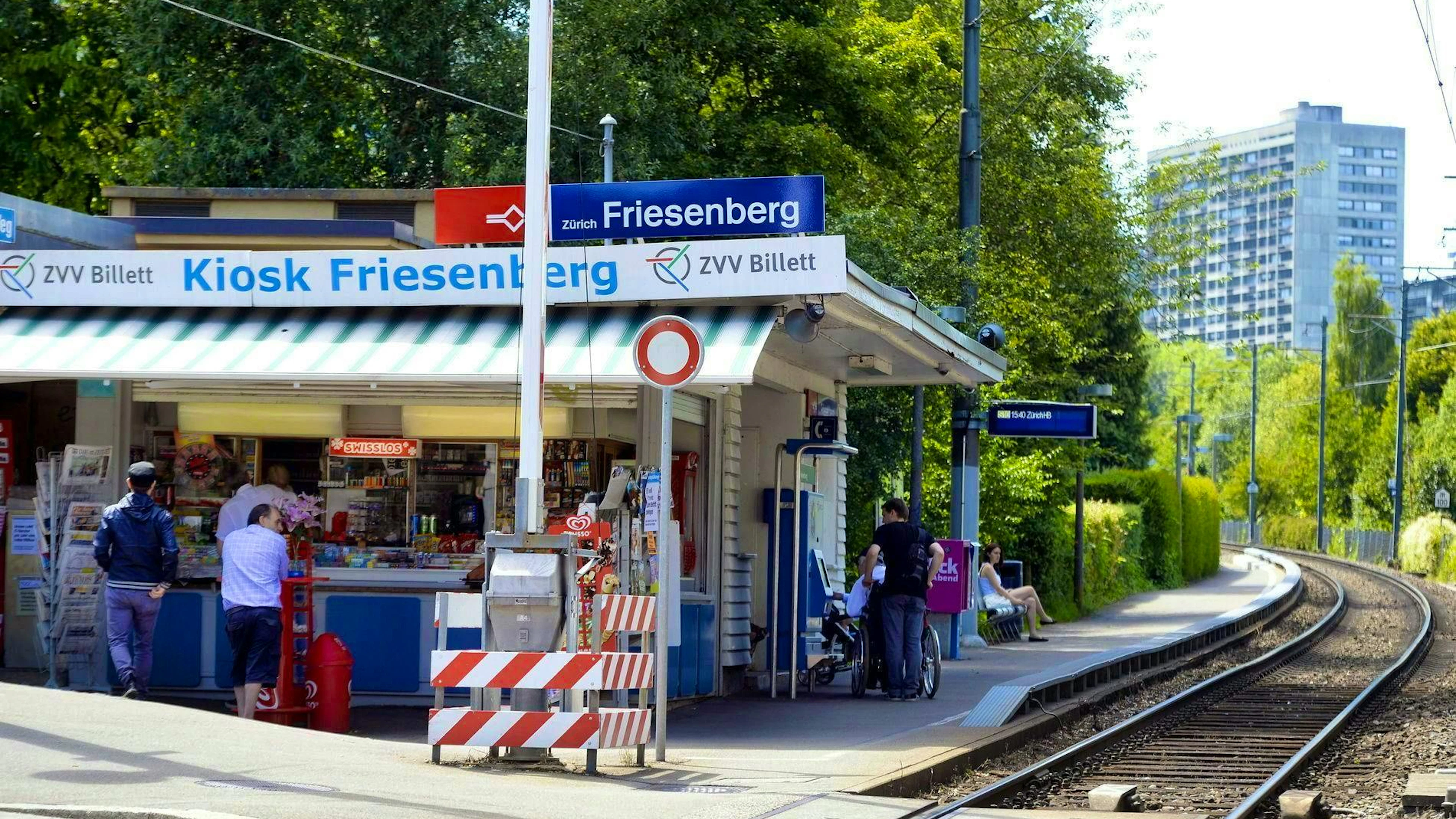 The man was at the Friesenberg stop when, for reasons as yet unexplained, he fell under the train.