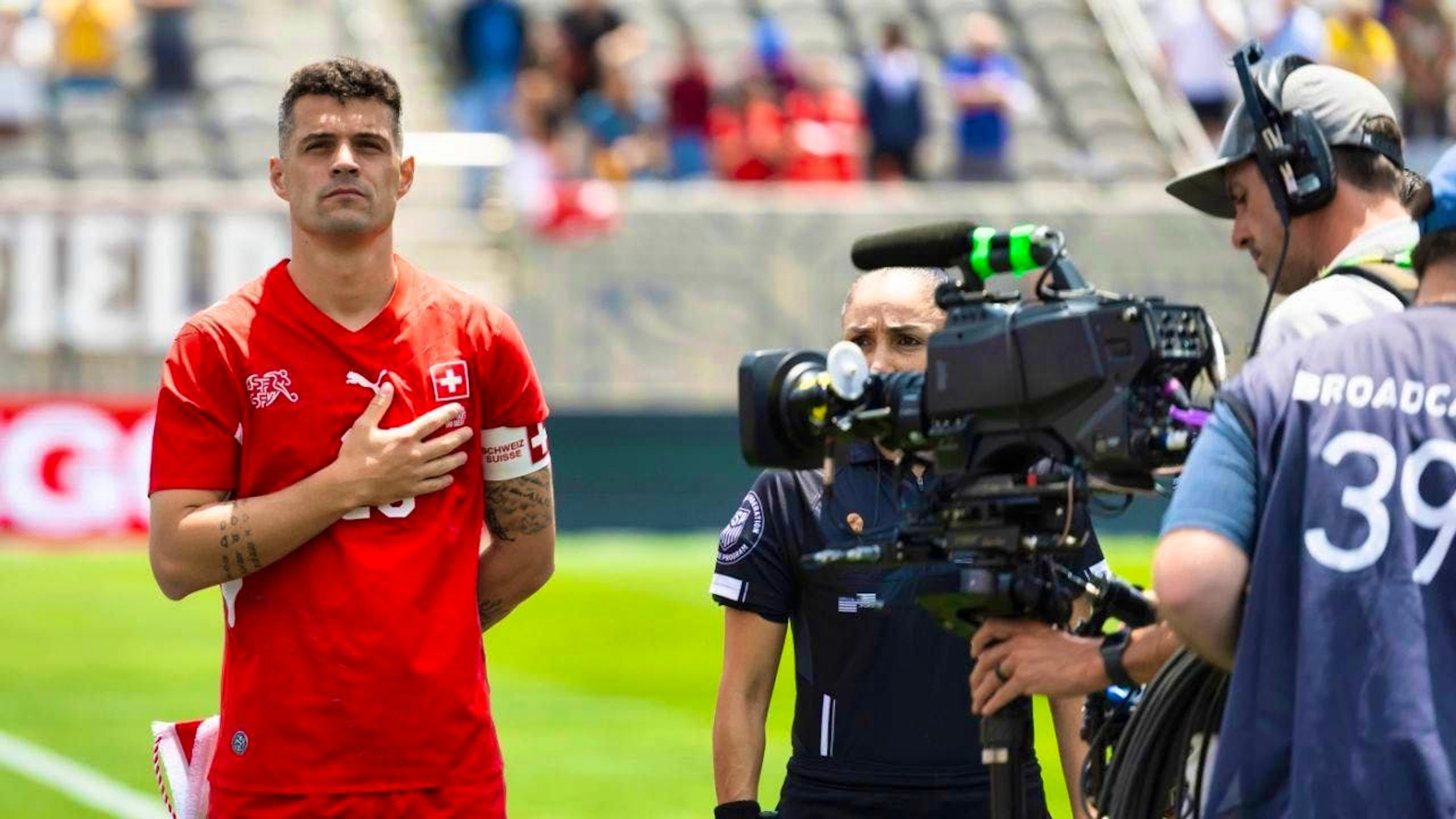 Granit Xhaka, captain of the Swiss national team, is not satisfied with the performance in the last test match before the World Cup