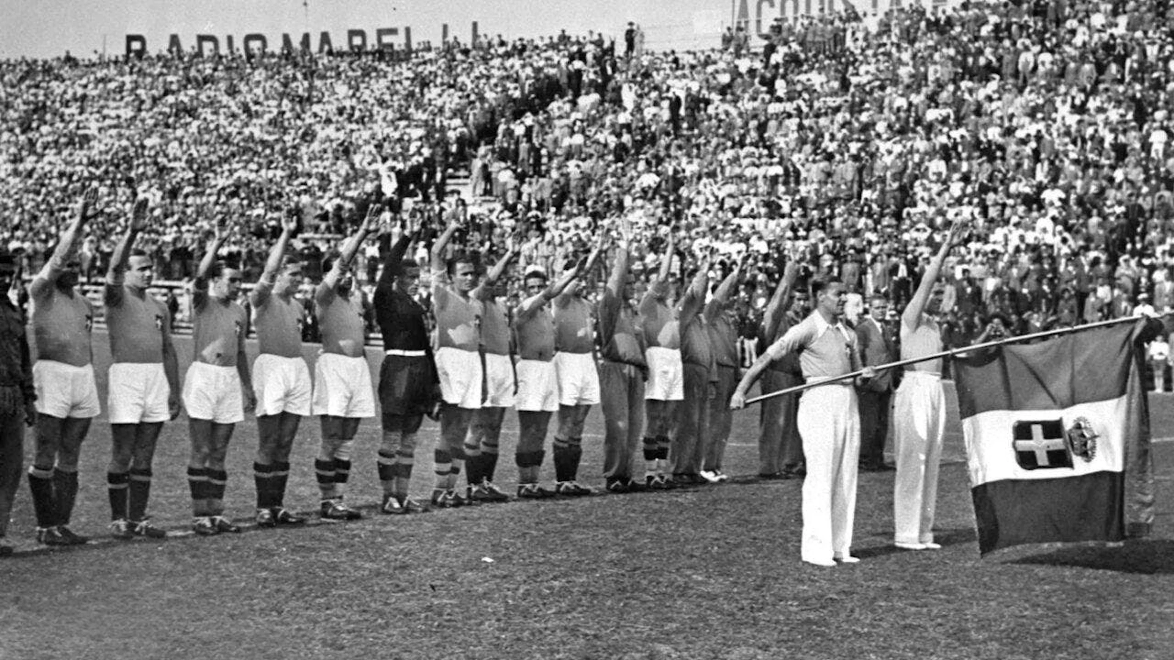 Nel 1934 l'Italia beneficiò di pesanti aiuti arbitrali.
