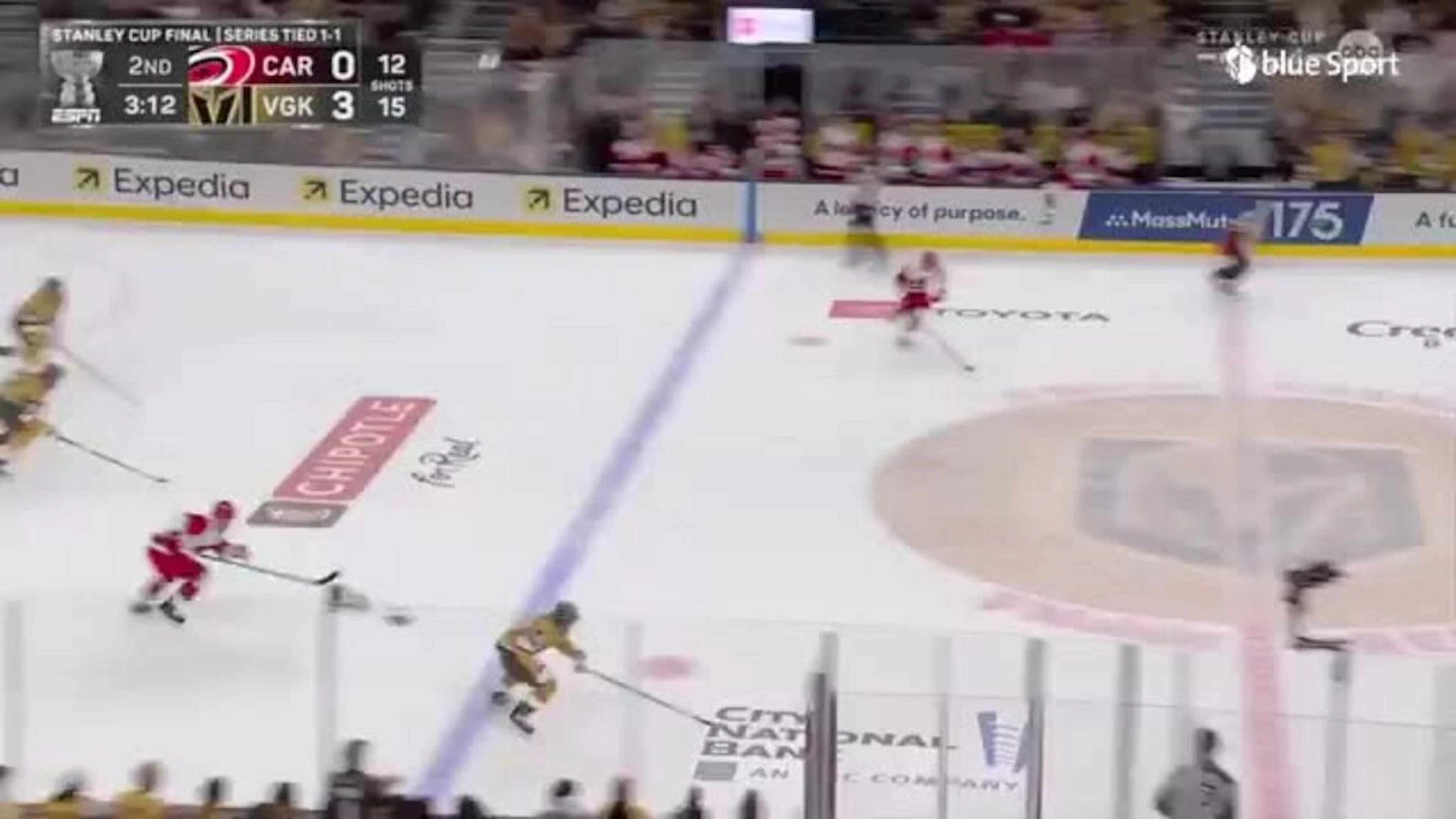 Vegas im Playoff-Final nach verrücktem Spiel wieder vorne