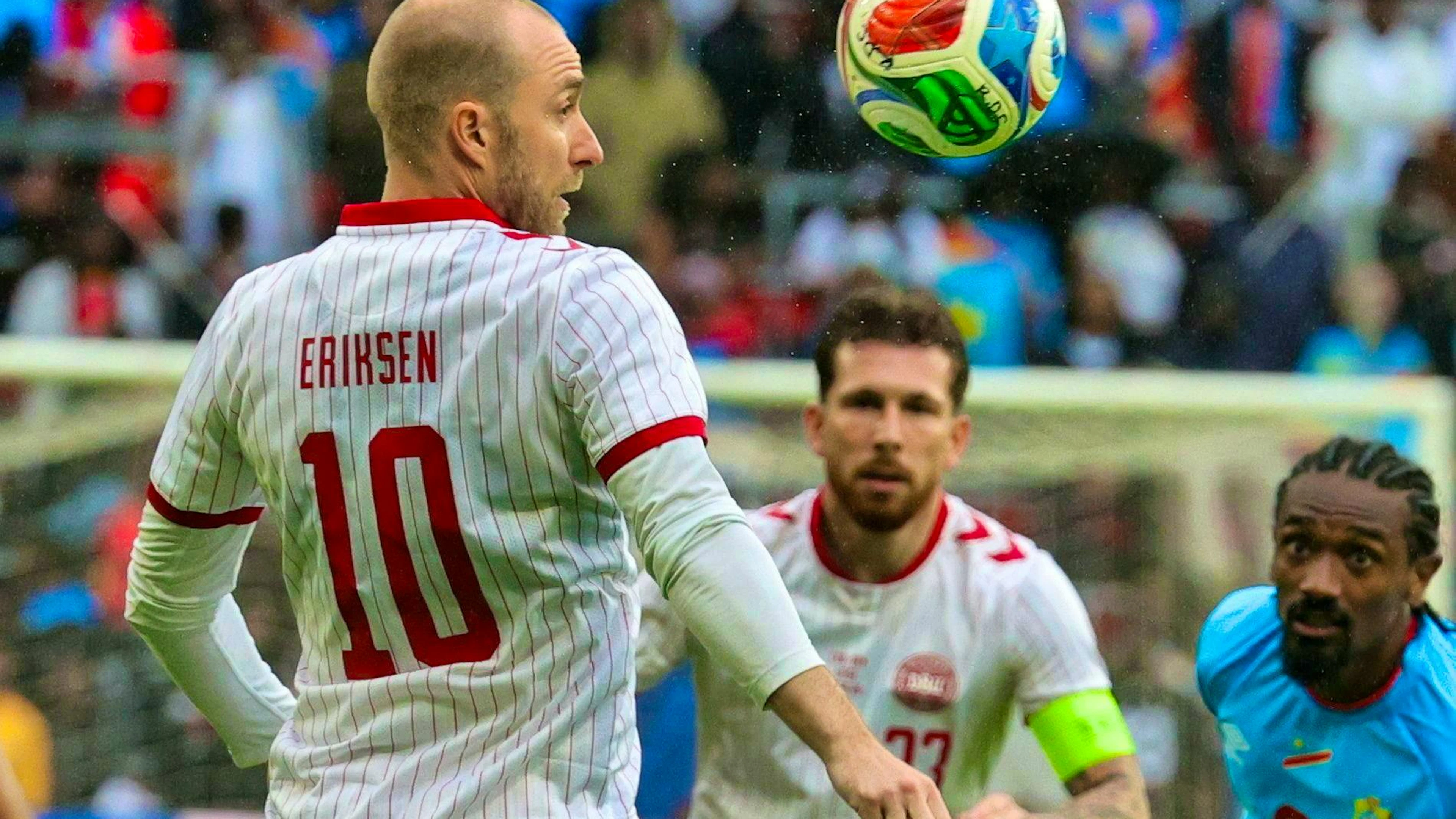 Eriksen collapsed during a test match.
