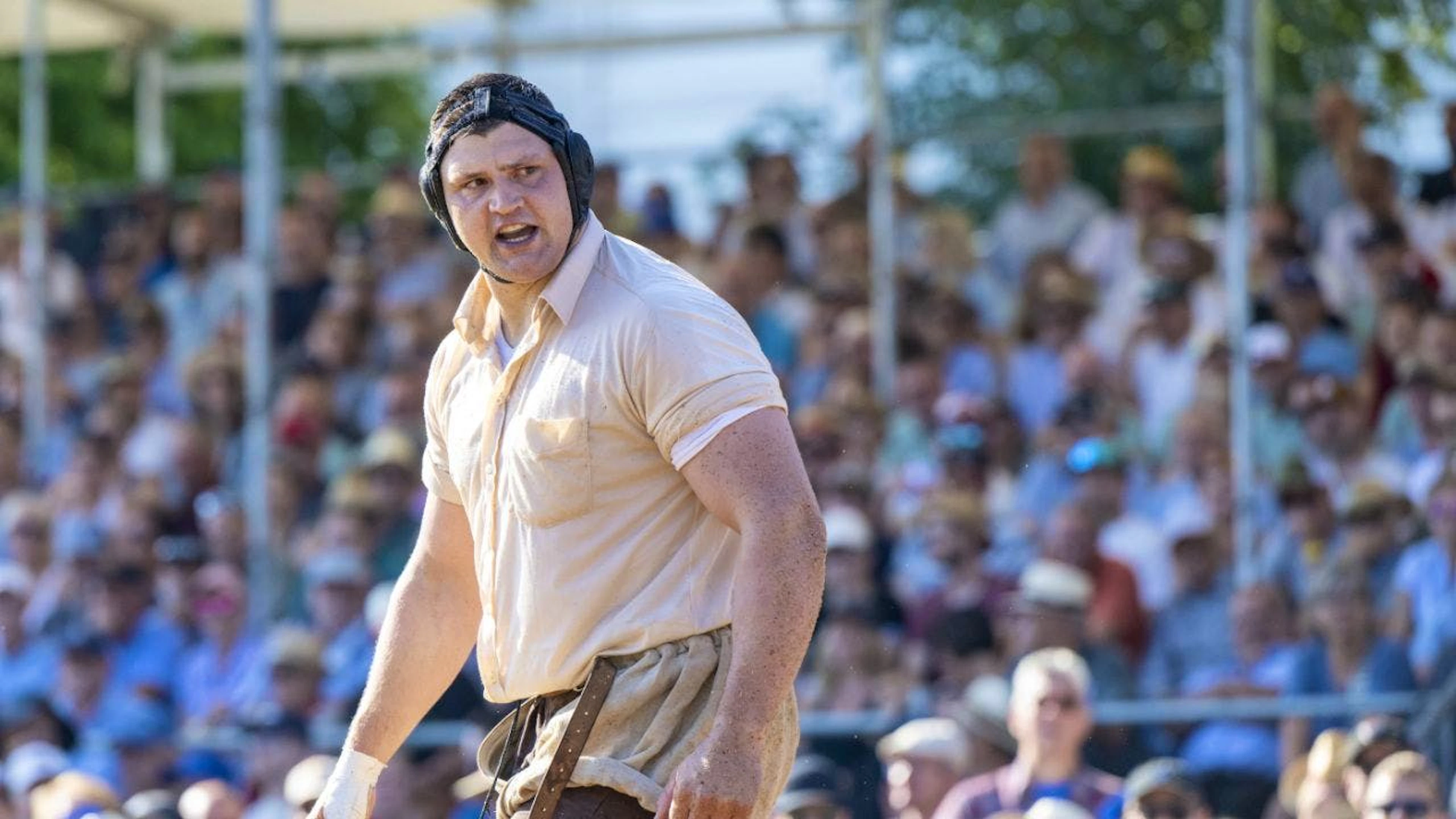 Nick Alpiger 2025 am Nordwestschweizer Schwingfest