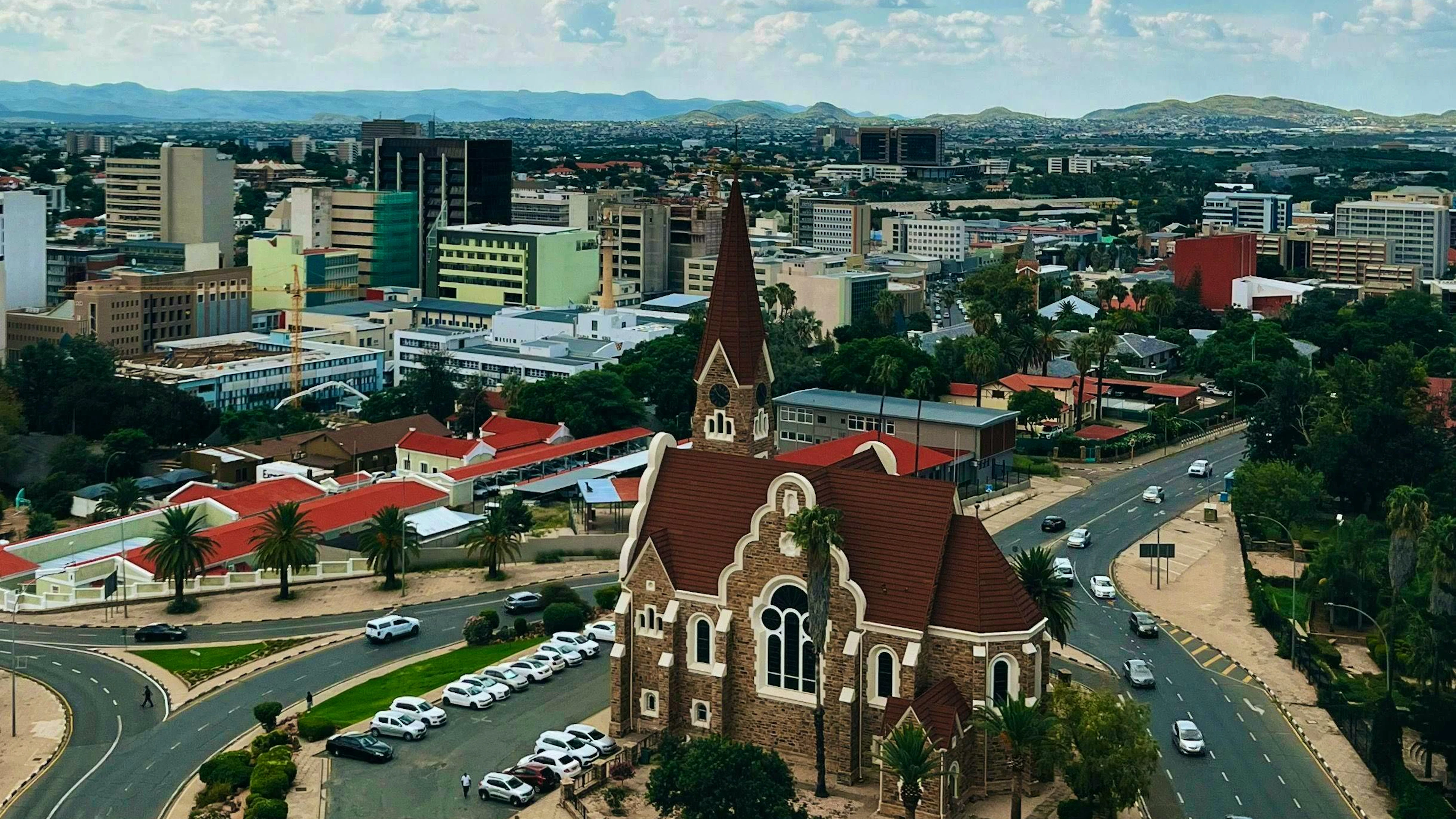 Christ Church in Windhoek. You can see the city in a day.