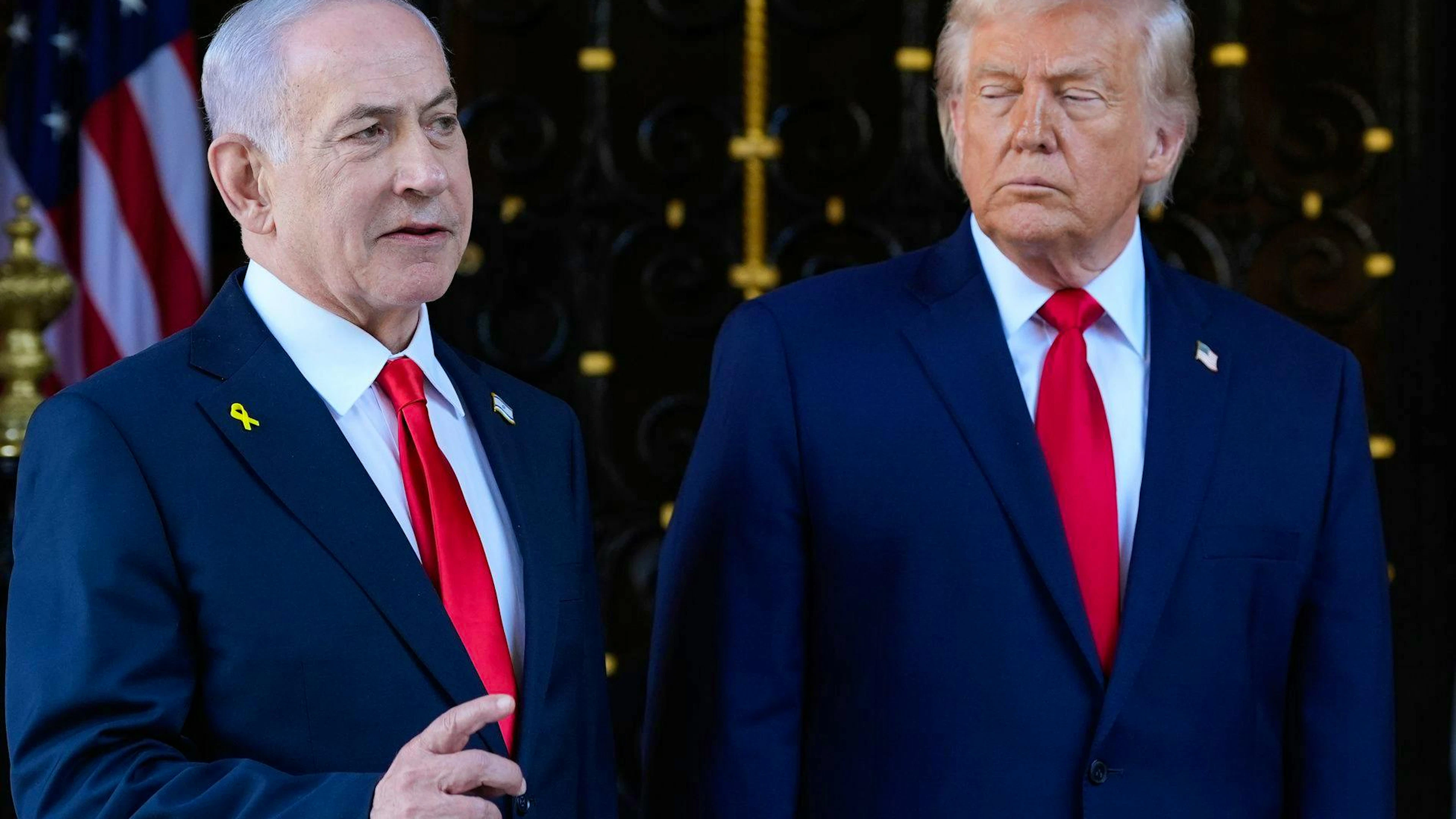 M. Trump a eu un échange musclé, truffé d'injures, lors d'une conversation téléphonique avec M. Netanyahu, dans lequel il aurait dit que son interlocuteur était «complétement cinglé», selon le média Axios. (archives)