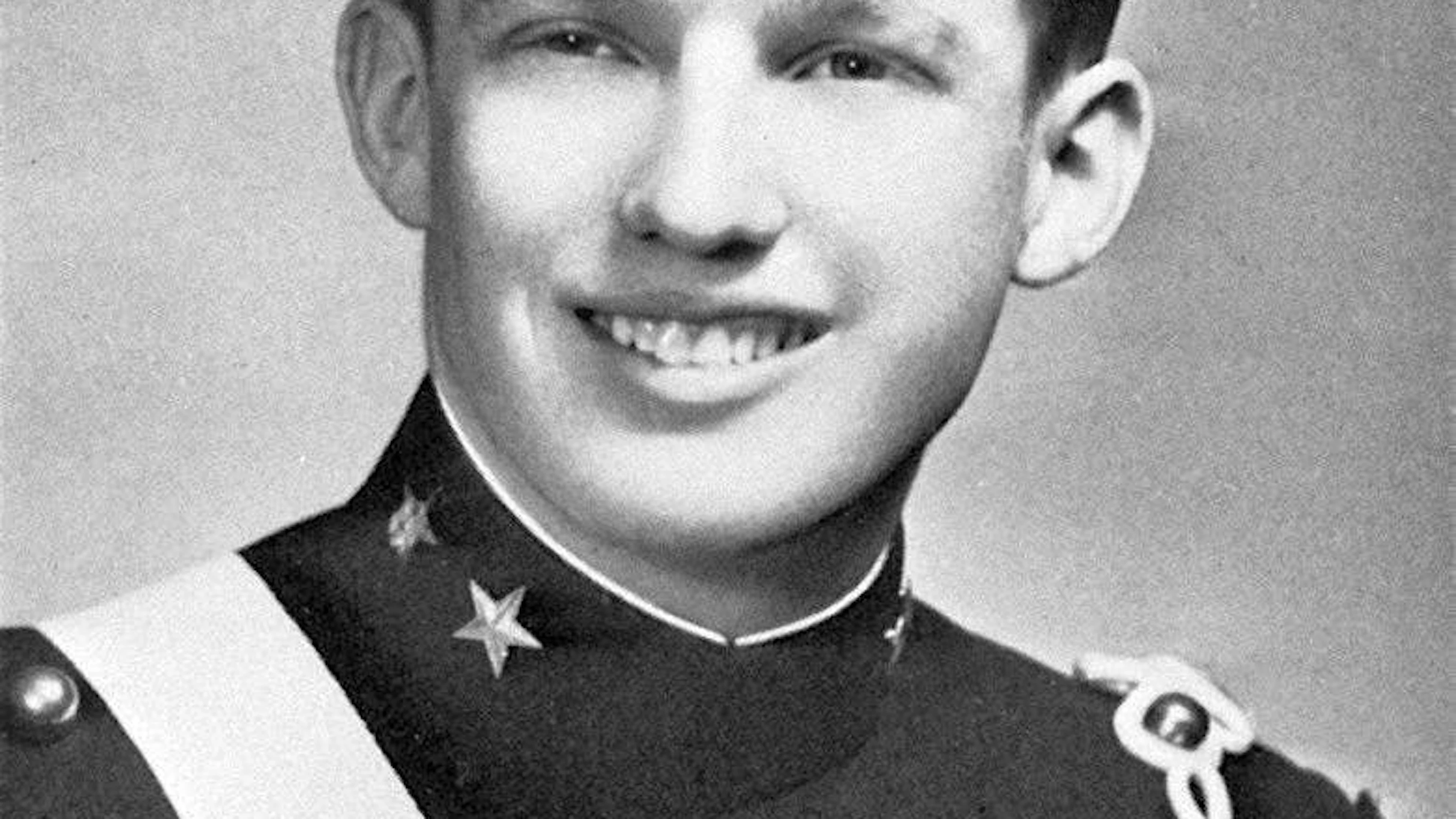 Donald Trump, pictured here in the 1964 yearbook of <em>the New York Military Academy</em>, was born in 1946 and is his parents’ second-youngest child.